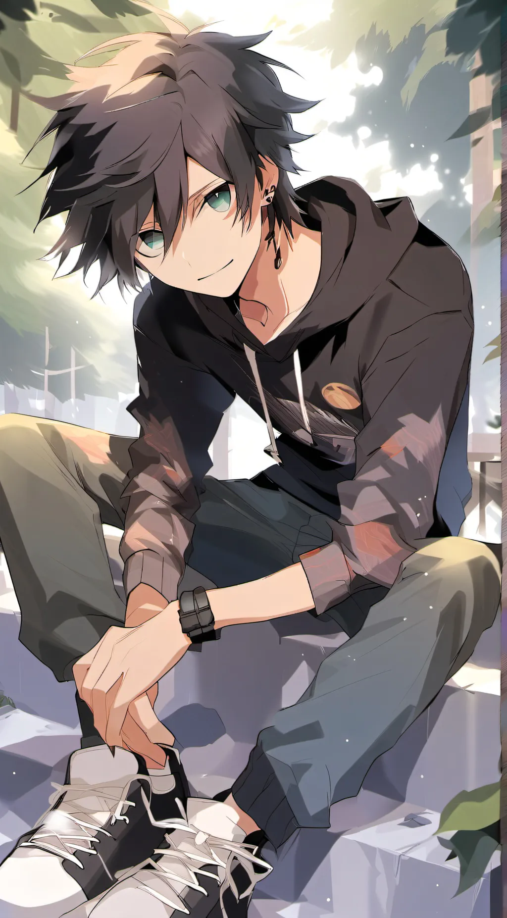 ai character: †★ Ash ★† background