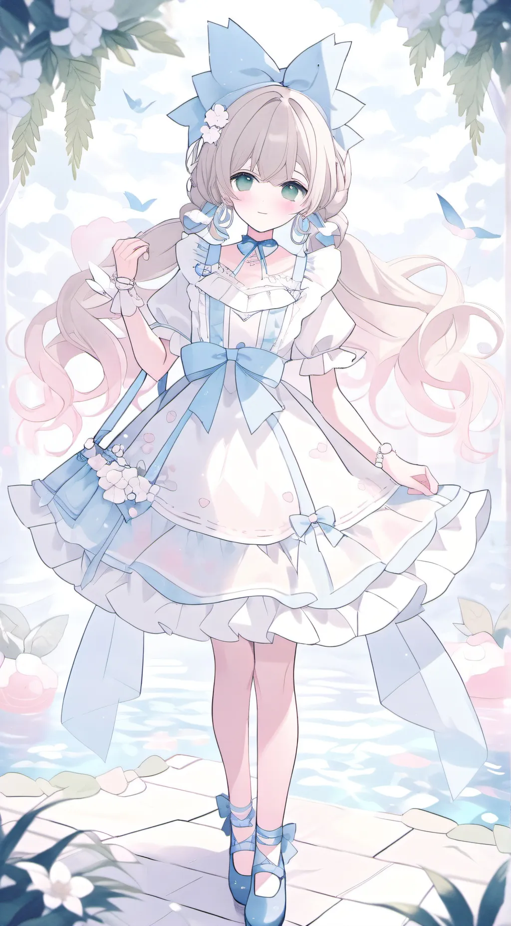 ai character: rose  background