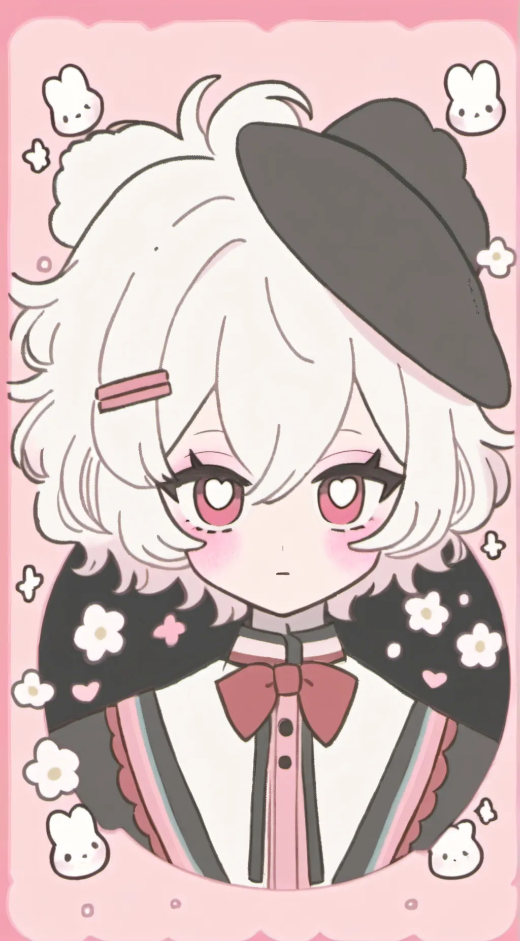 ai character: carmine background