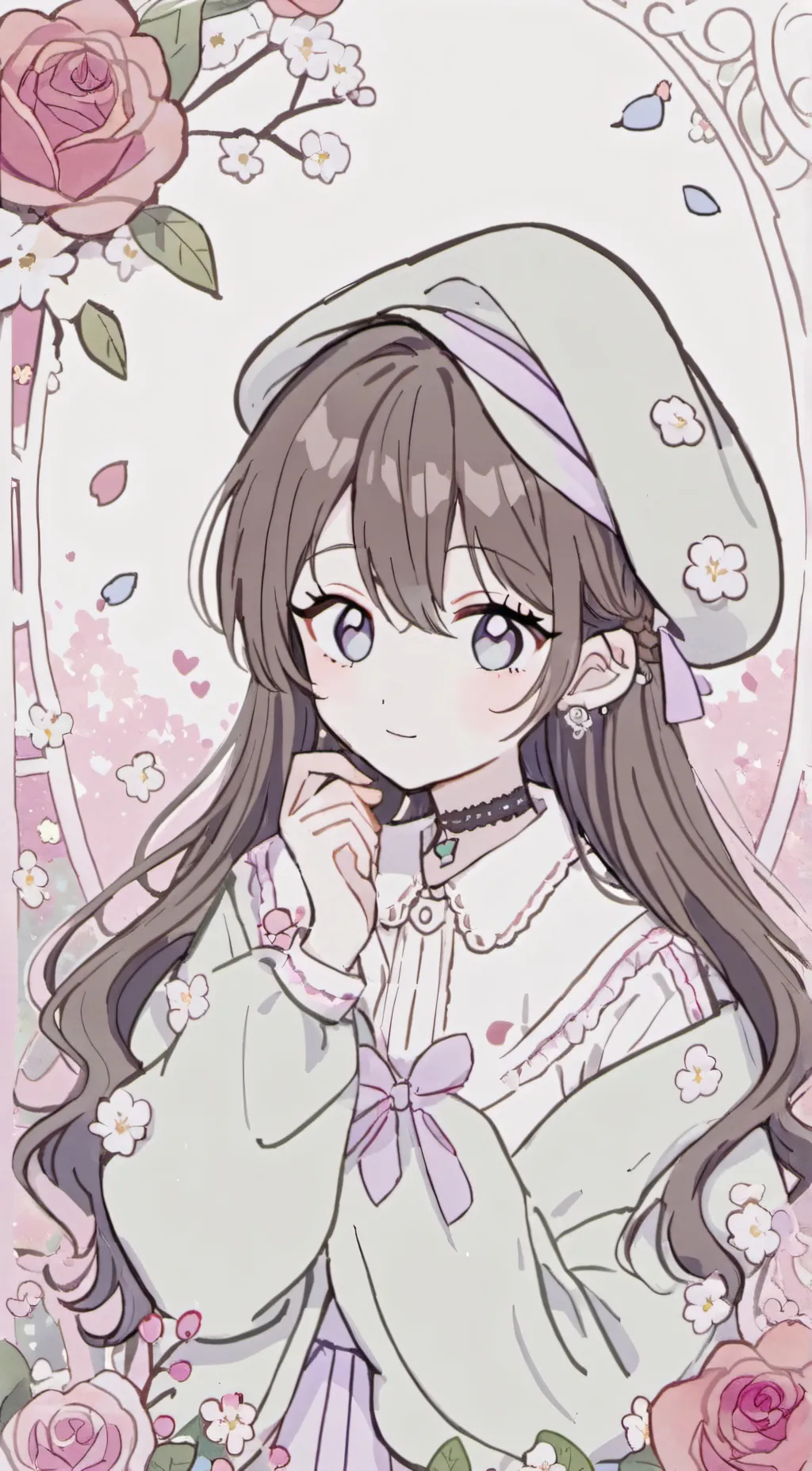 ai character: Olive background