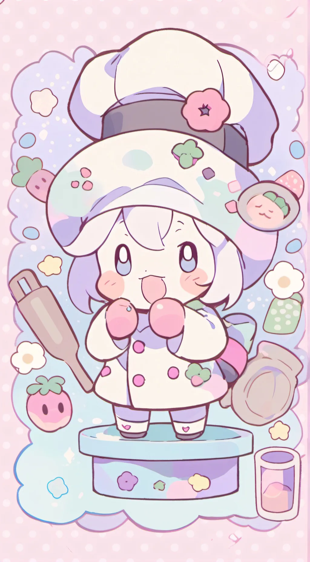 ai character: ; harper ; background