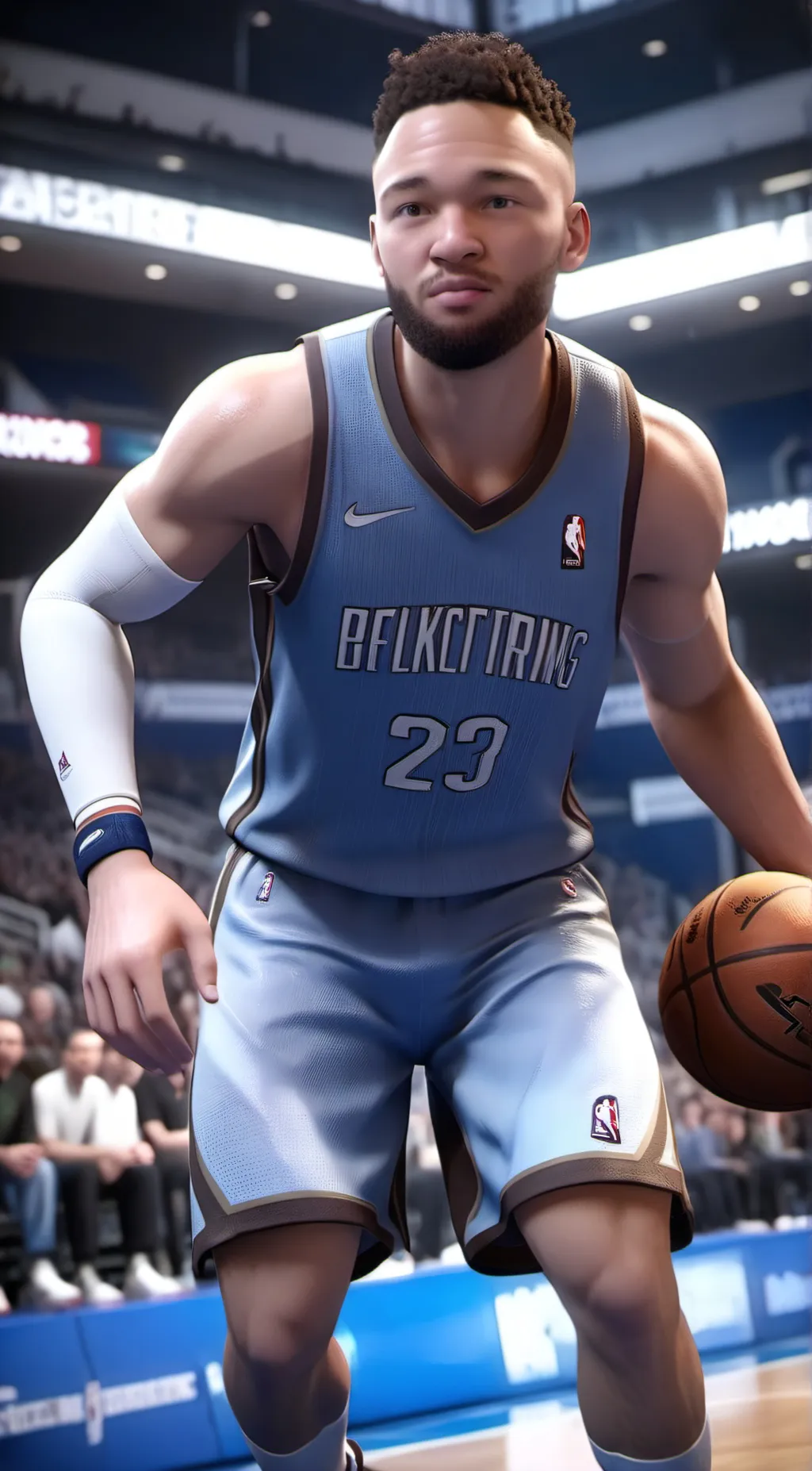 ai character: leonardo  background