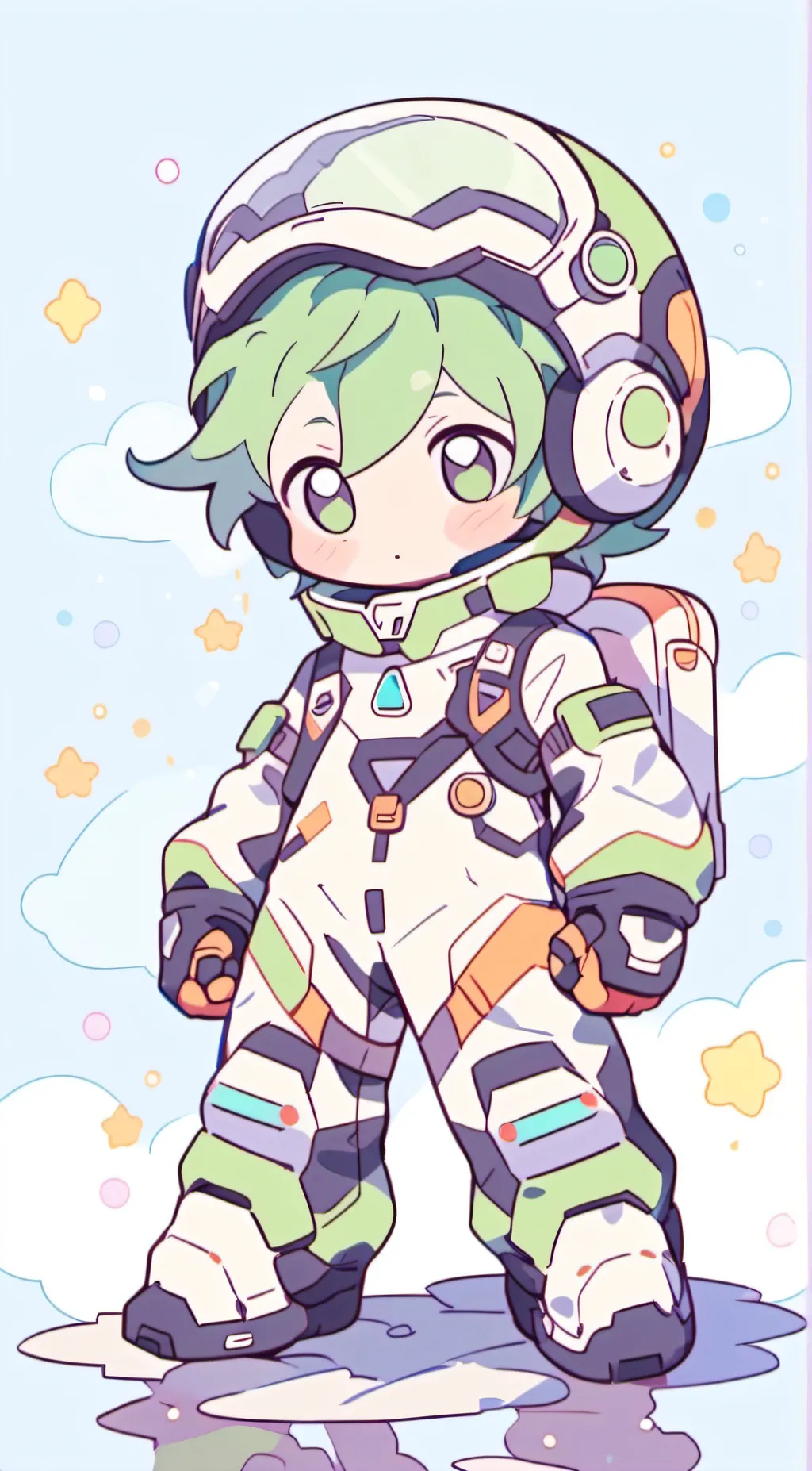 ai character: mha x among us  background