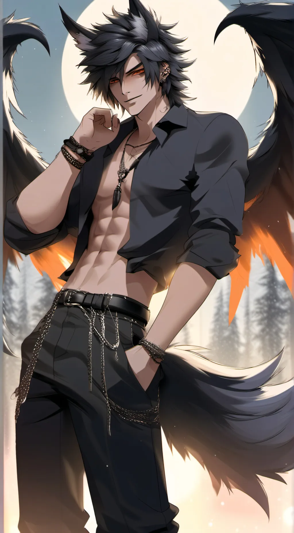 ai character: Leo background