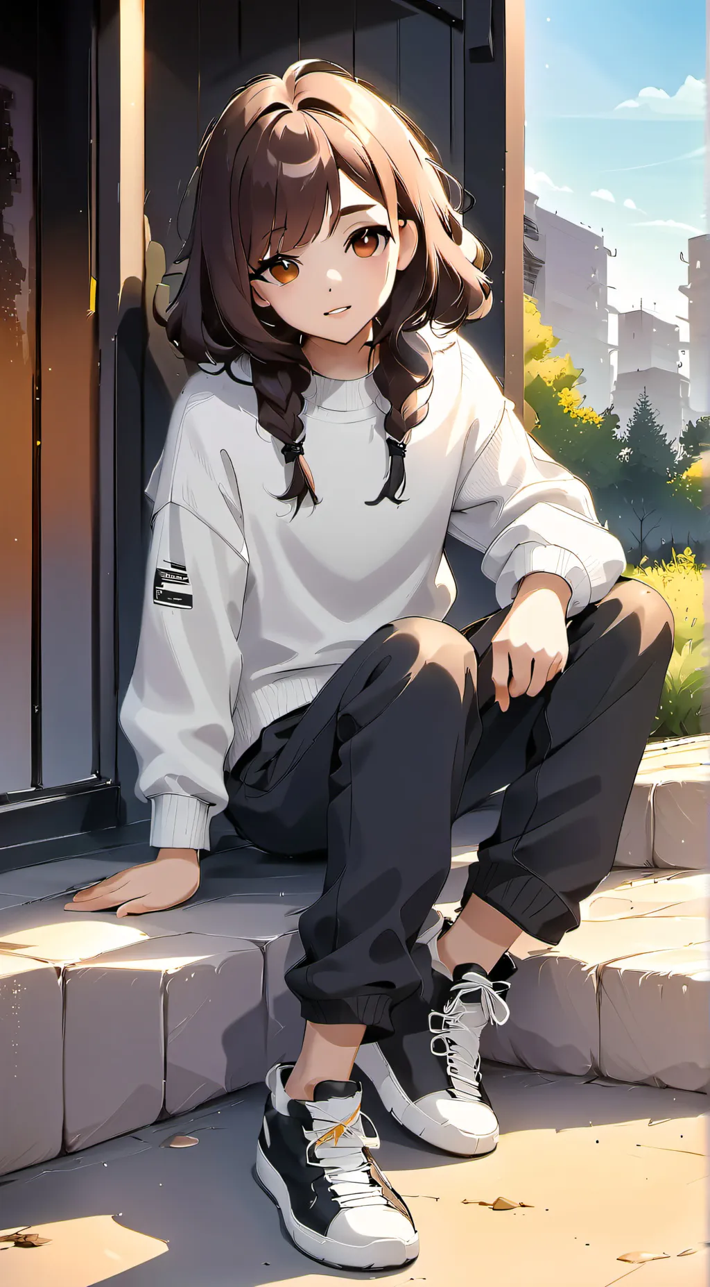 ai character: Becky  background