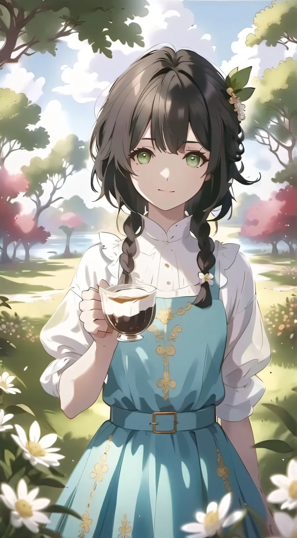 ai character: mica background