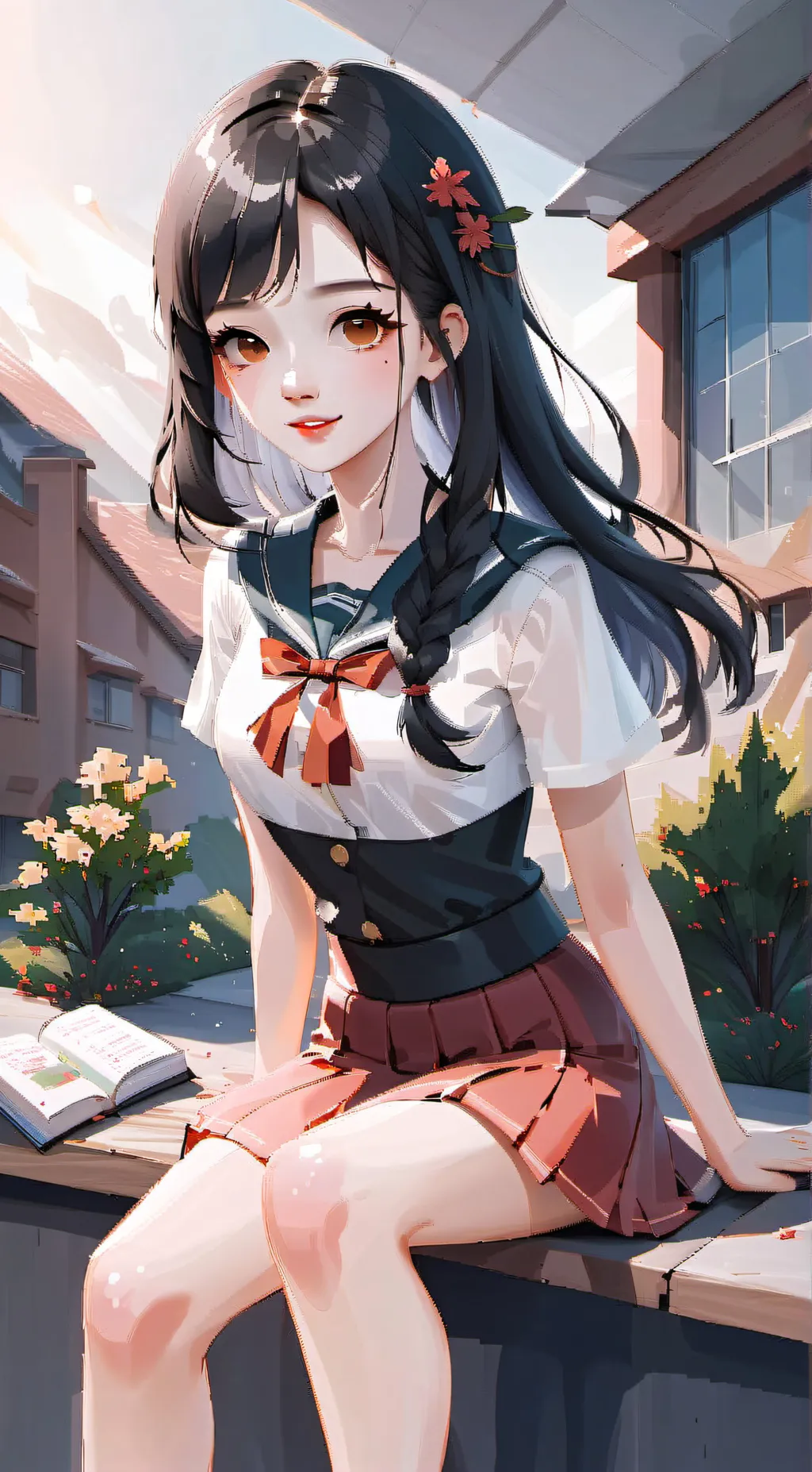 ai character: Sarah background