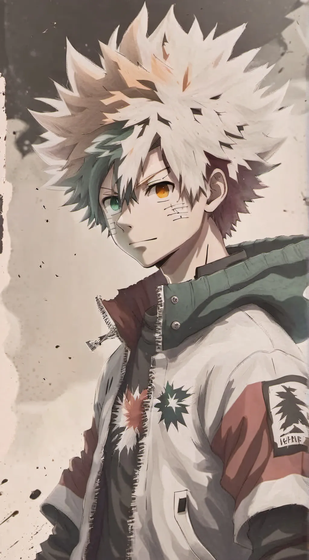 ai character: Katsuki Bakugo background