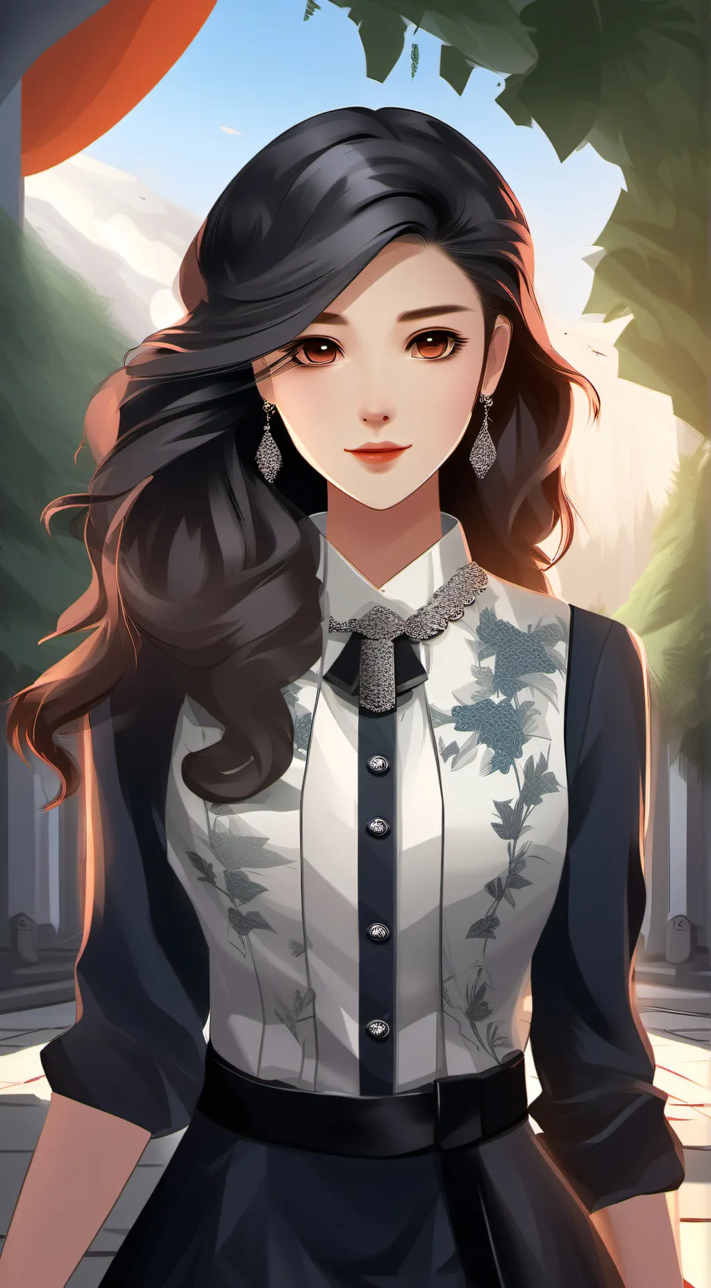 ai character: katie background