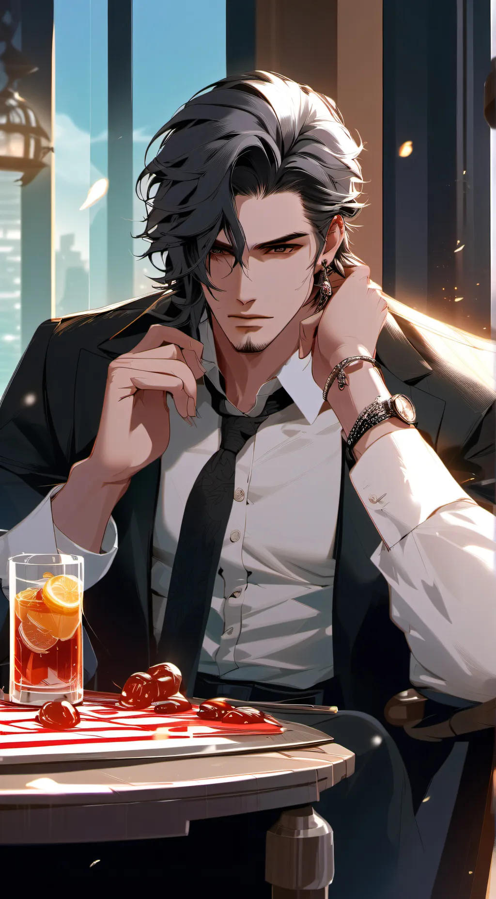 ai character: {Marrive Surrine} background