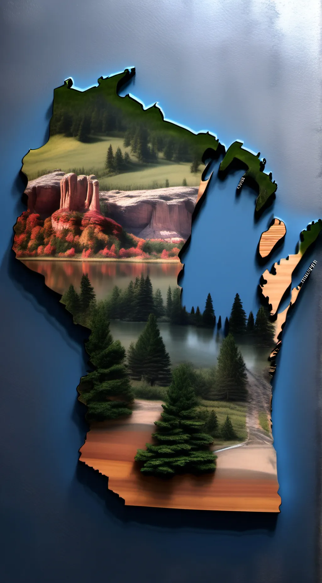 ai character: Wisconsin State background