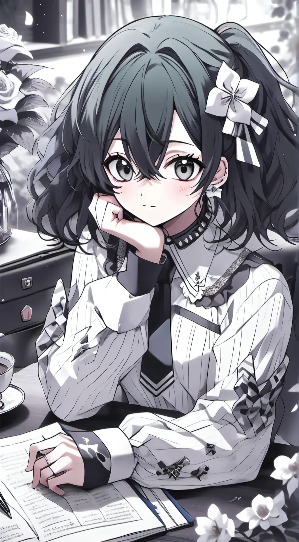 ai character: You TP into MHA :) background