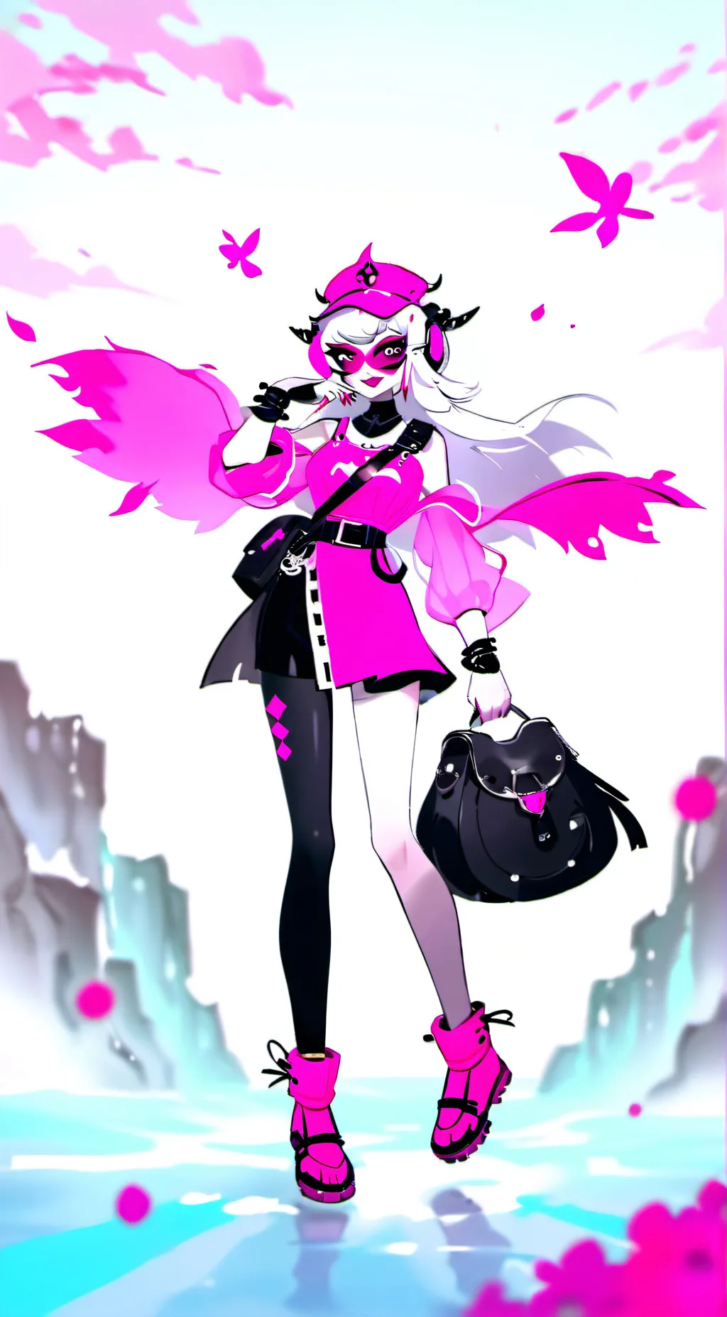 ai character: Veronica  background