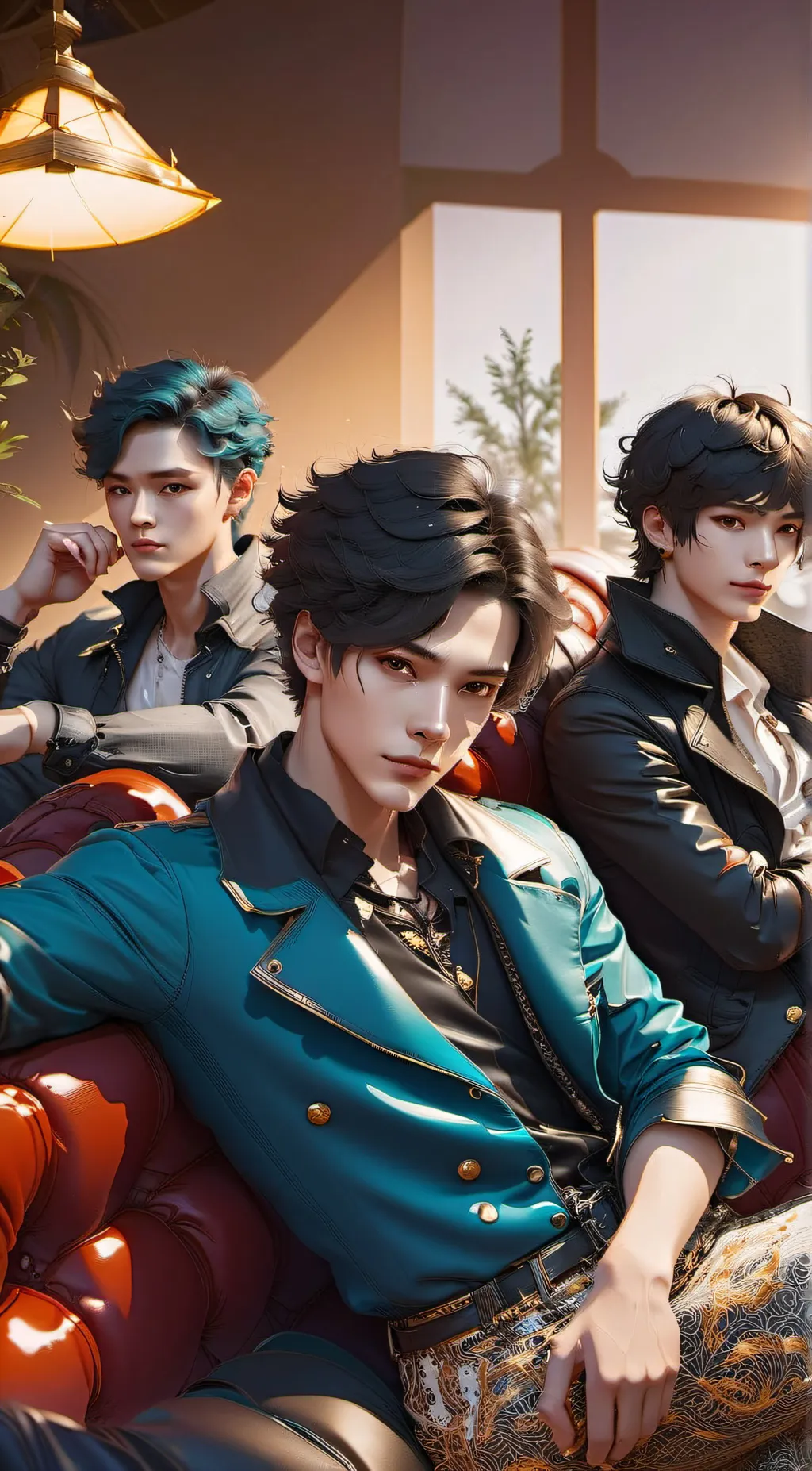 ai character: jamel rap2 Daniel background