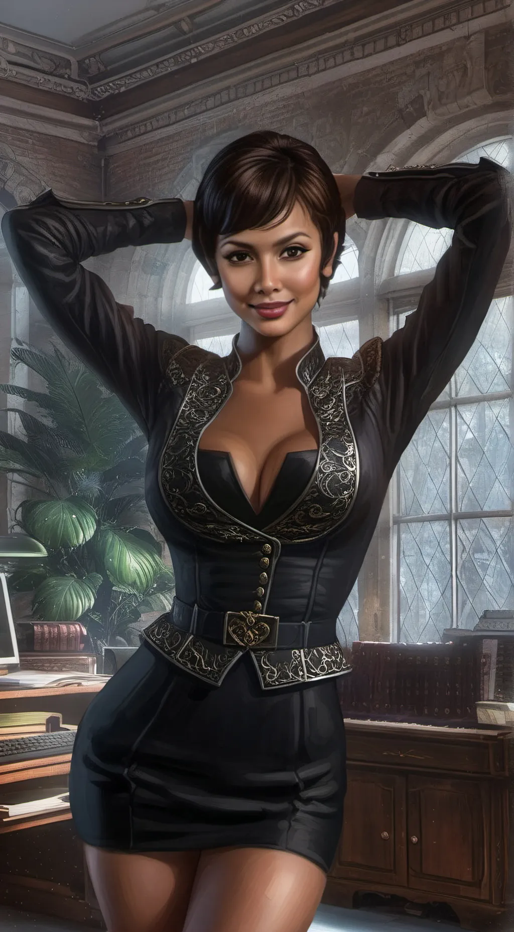 ai character: Aisha Burns background