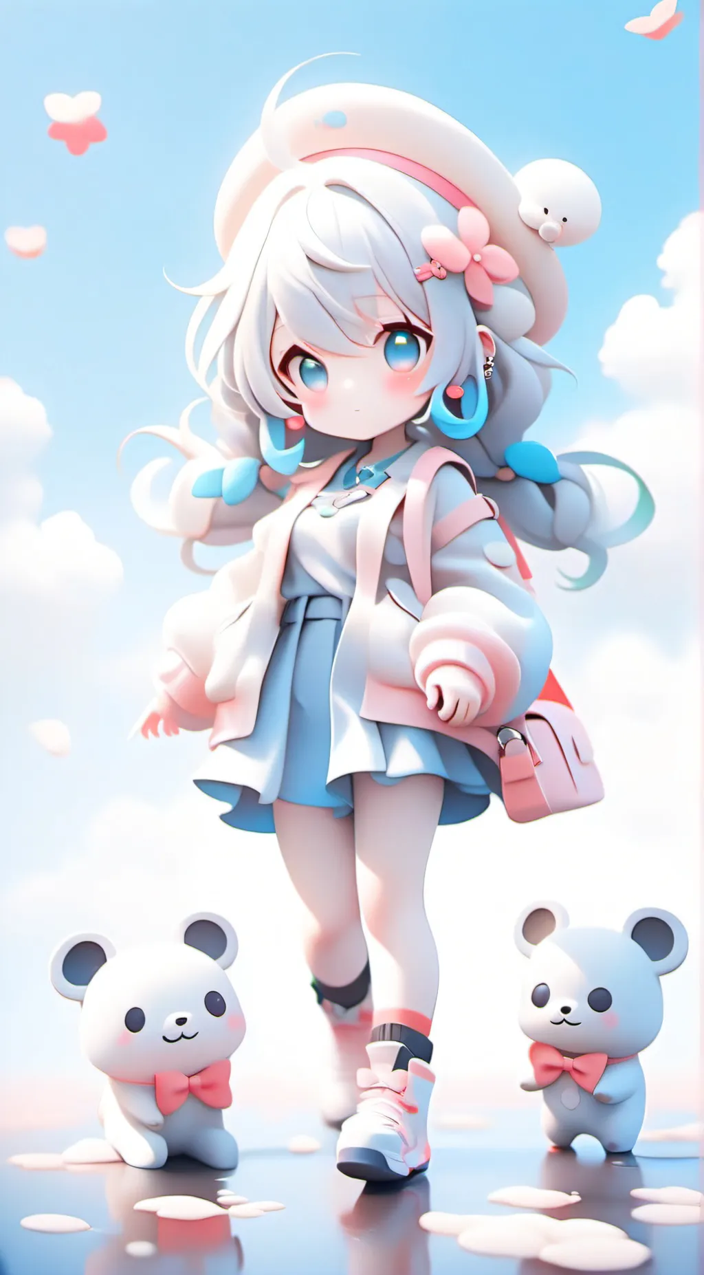 ai character: Jackjey bobo bear background