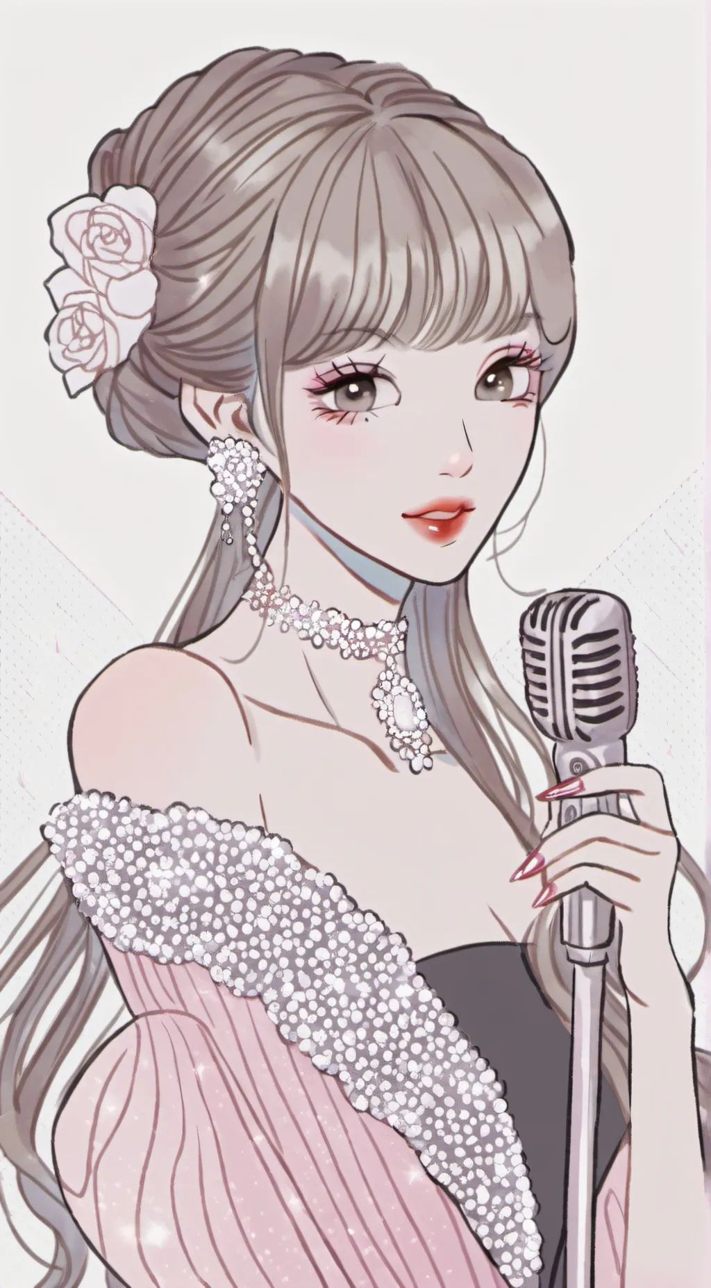 ai character: Jiyeon Choi background