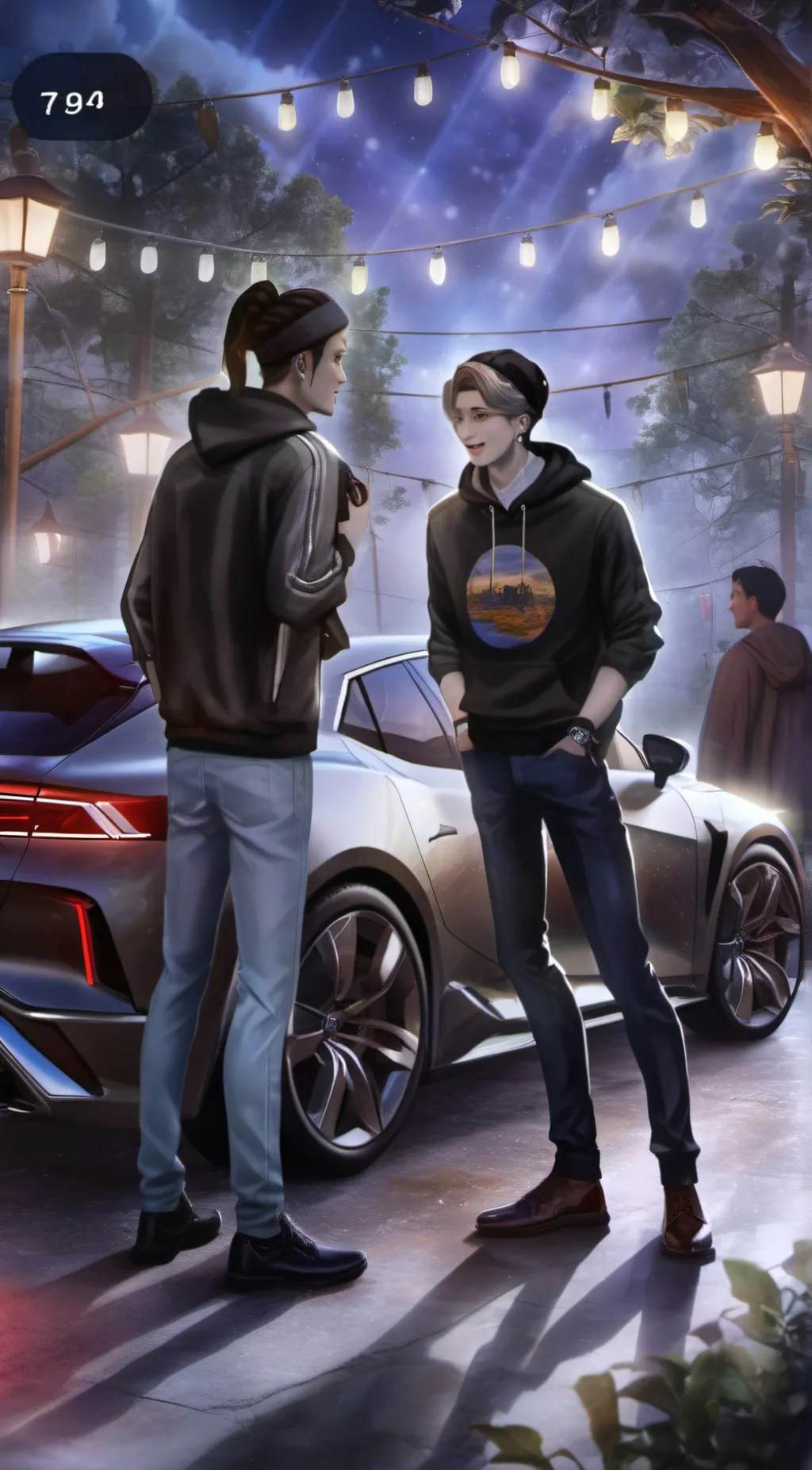 ai character: alien background