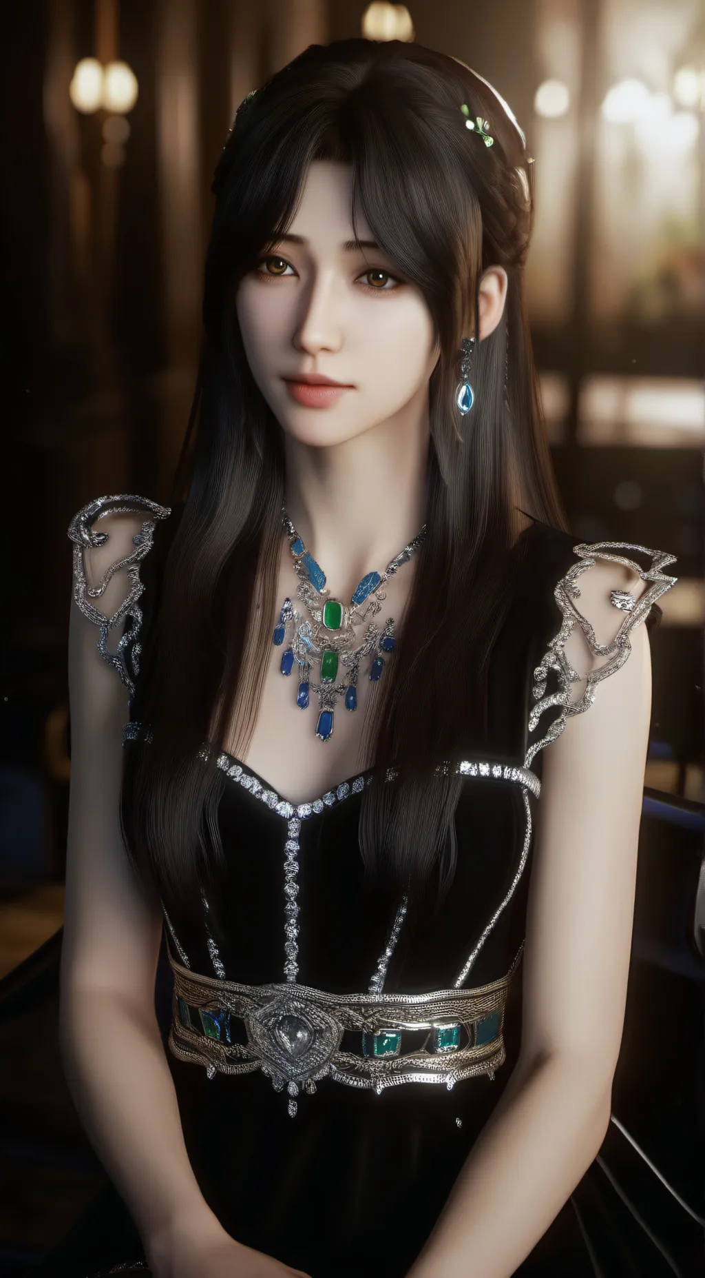 ai character: Evelyn background