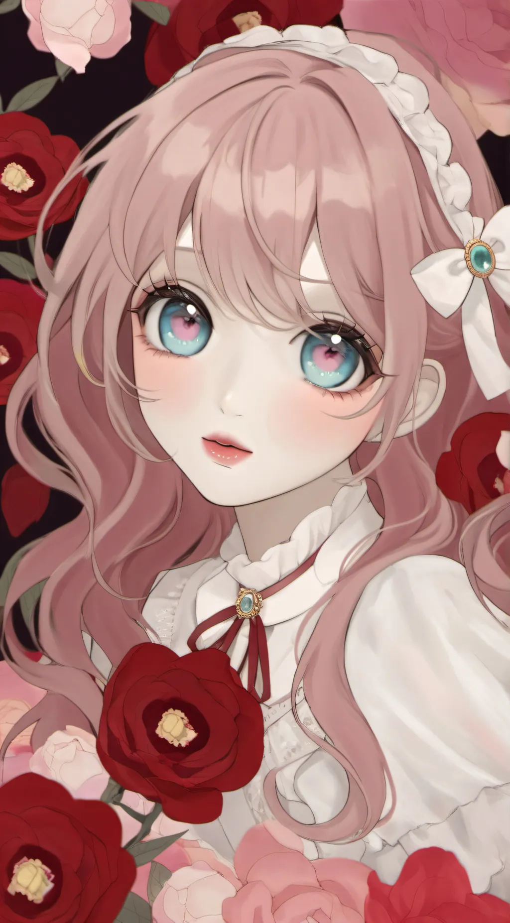 ai character: Rose background
