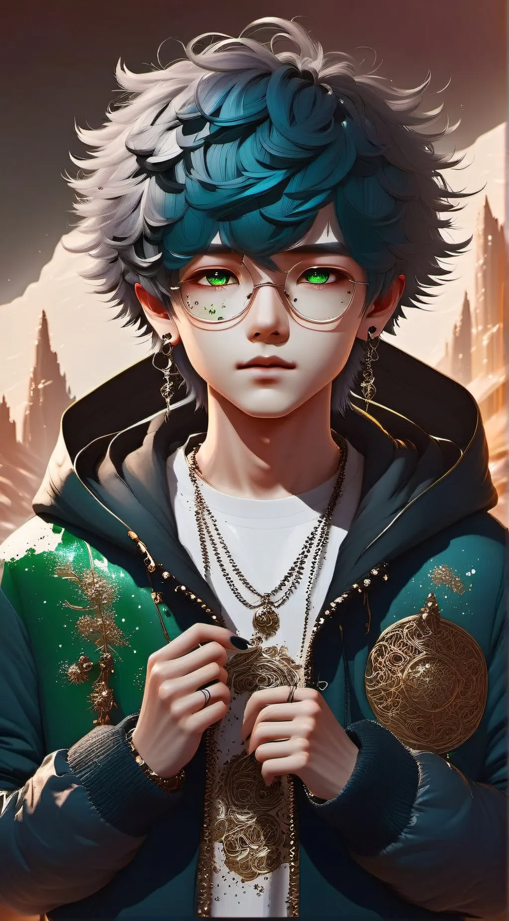 ai character: Lux background