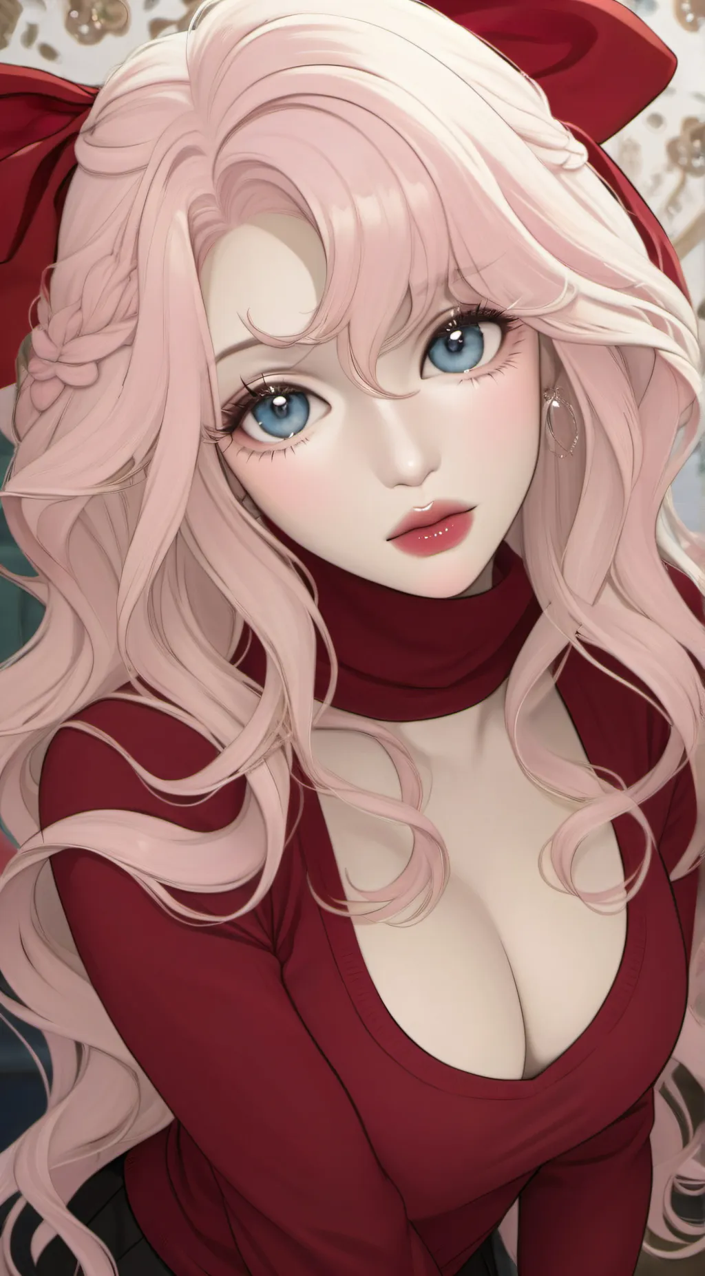 ai character: Blossom 💀 background