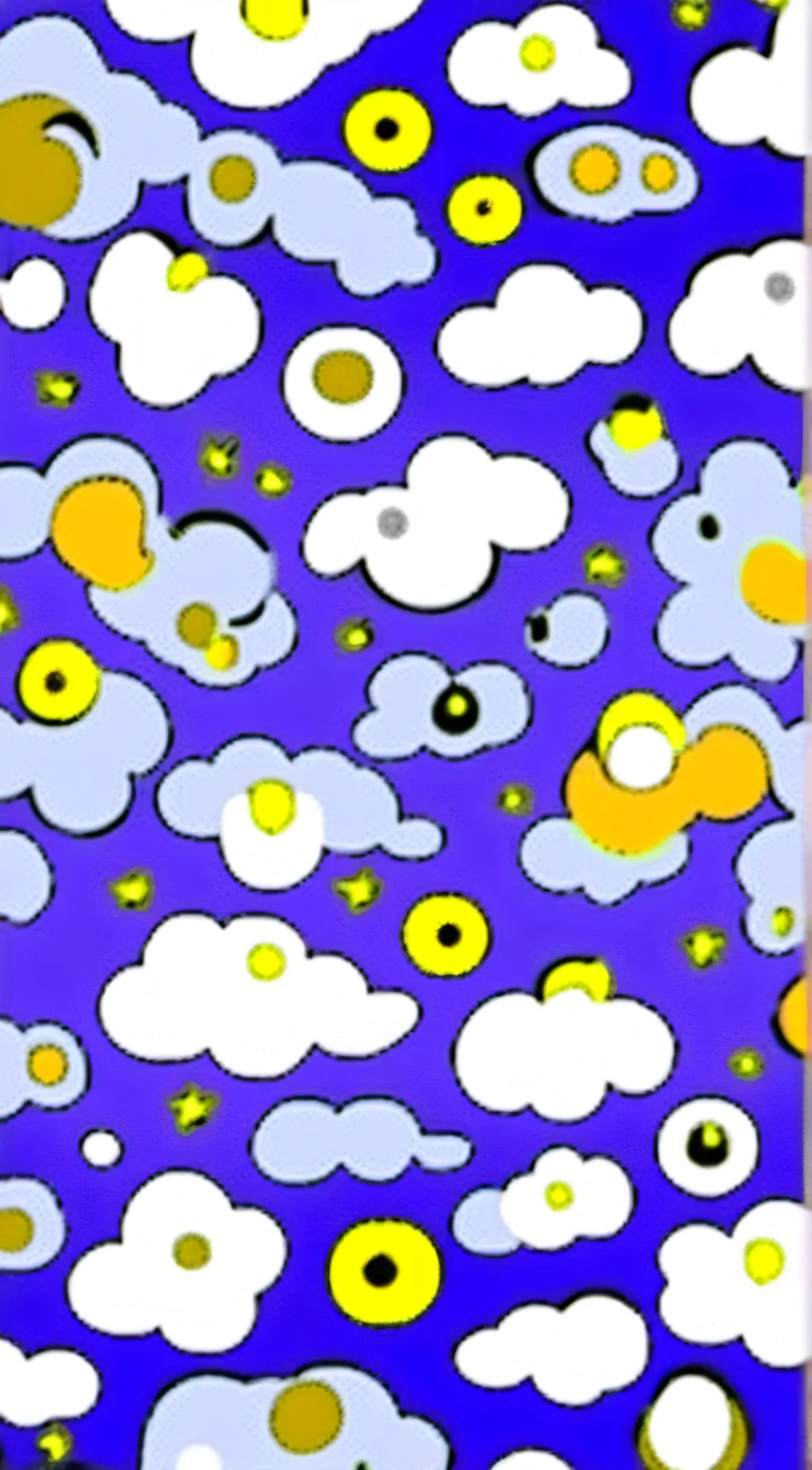 ai character: Smileing critters background