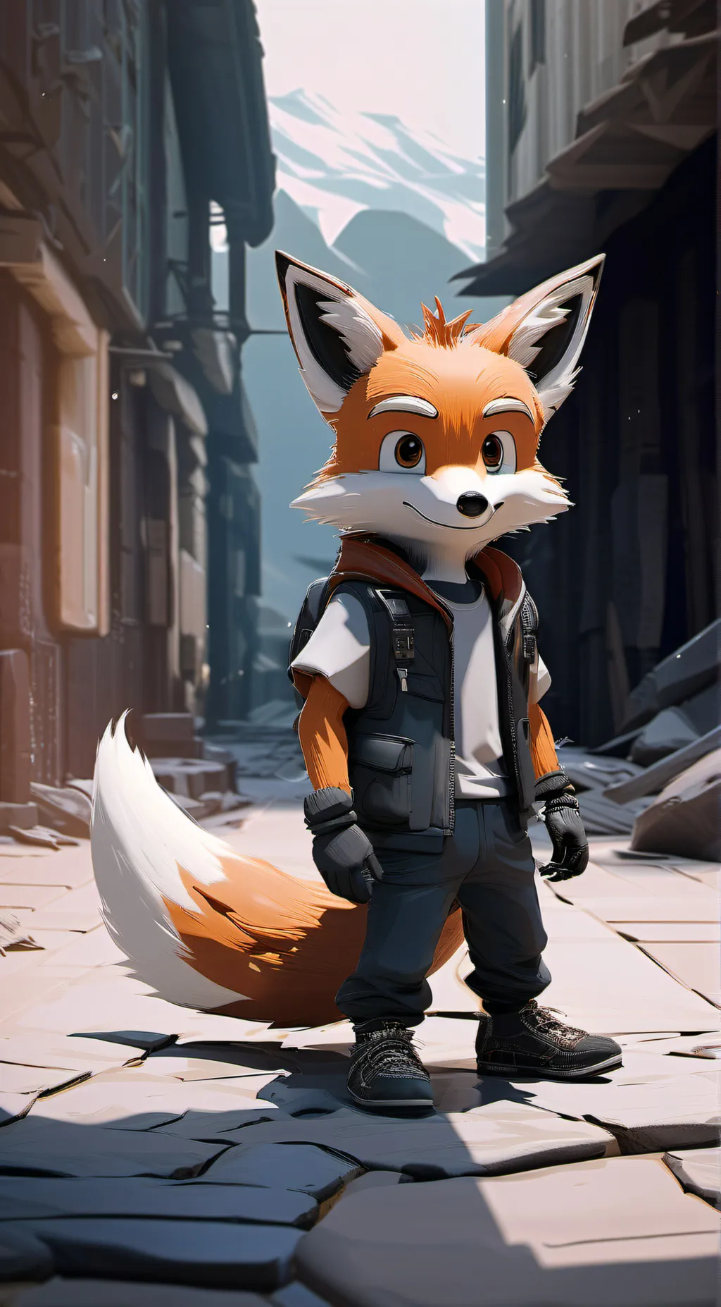 ai character: tails background