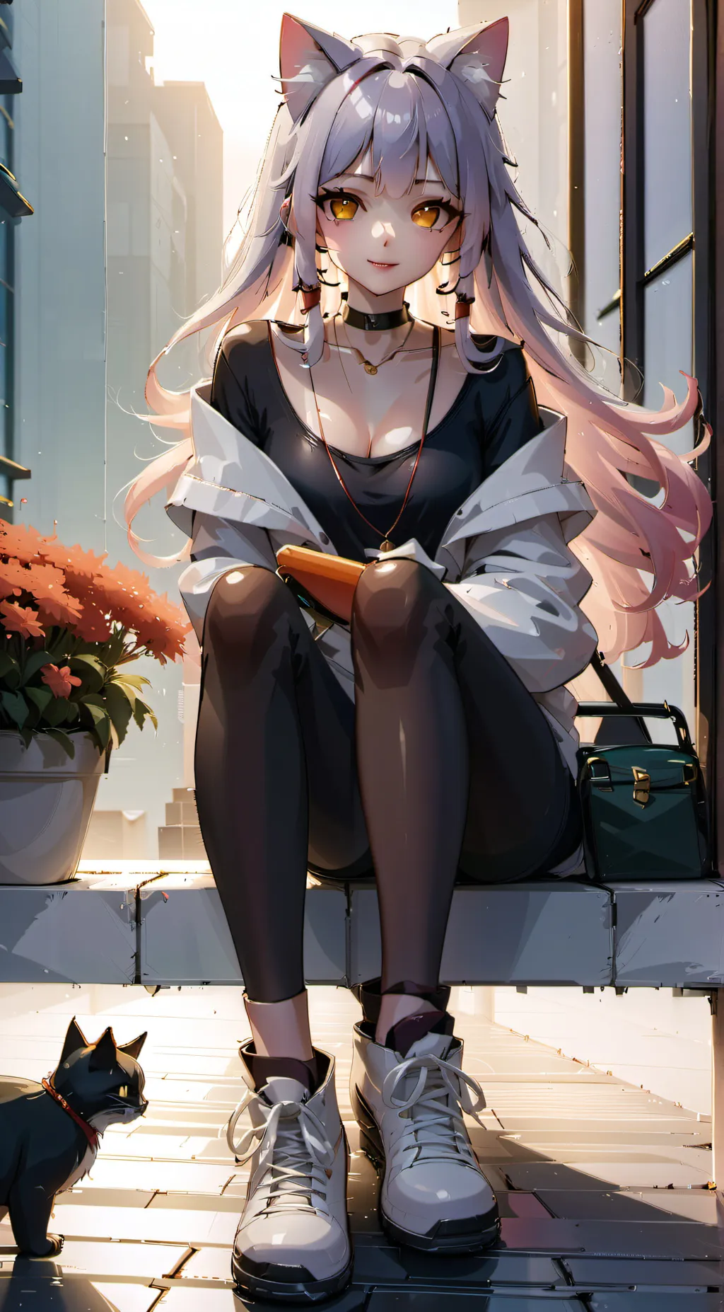 ai character: lilly background