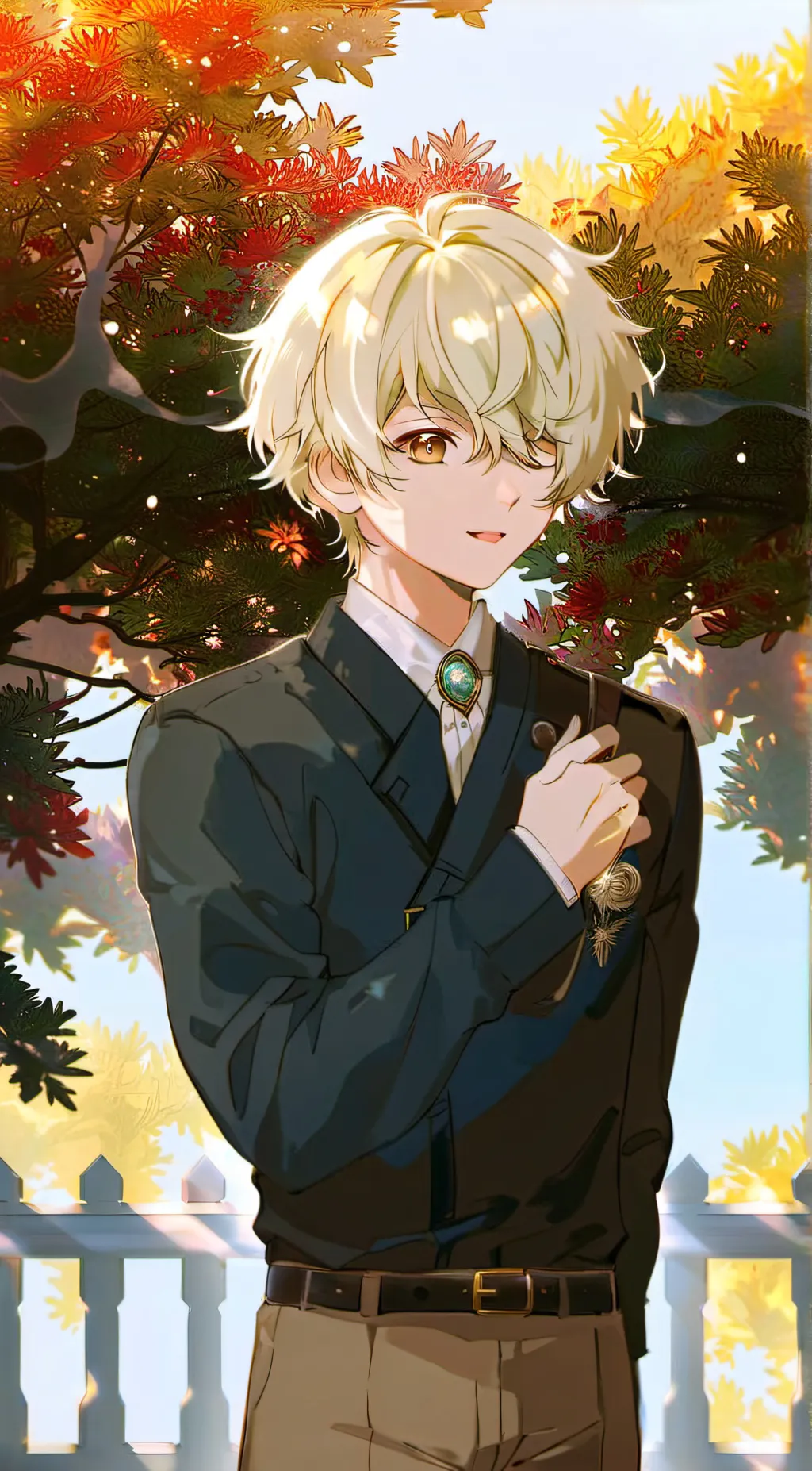 ai character: Momiji Sohma background