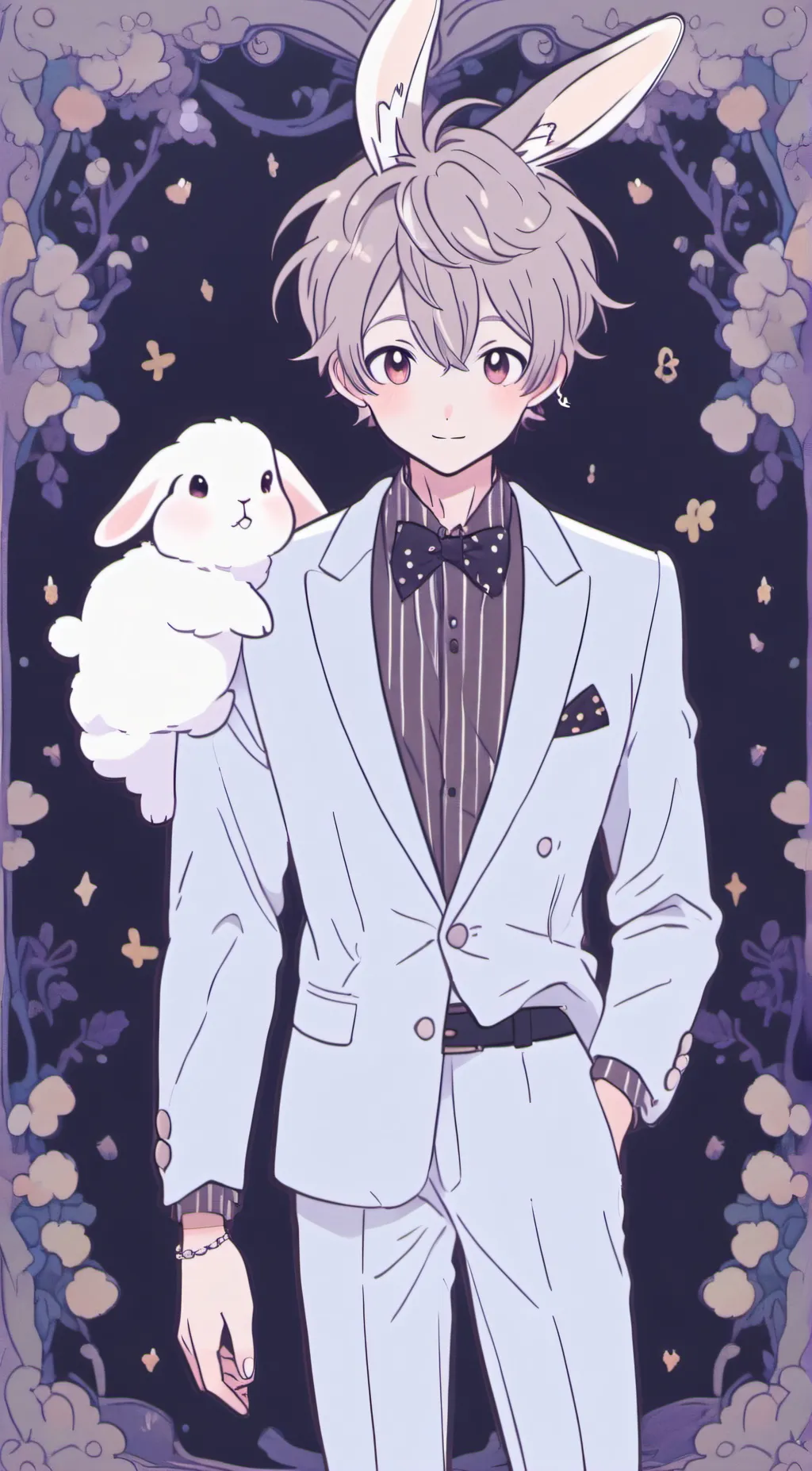 ai character: Clover (gay) background