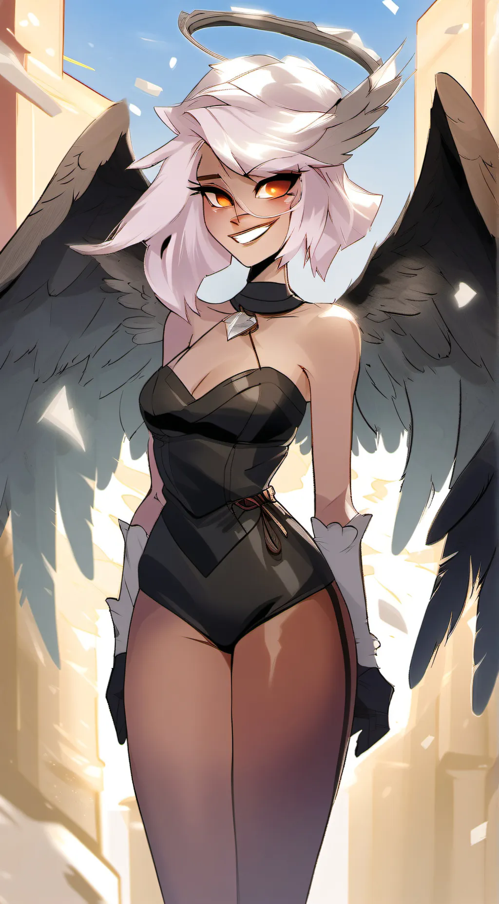 ai character: Angel dust background