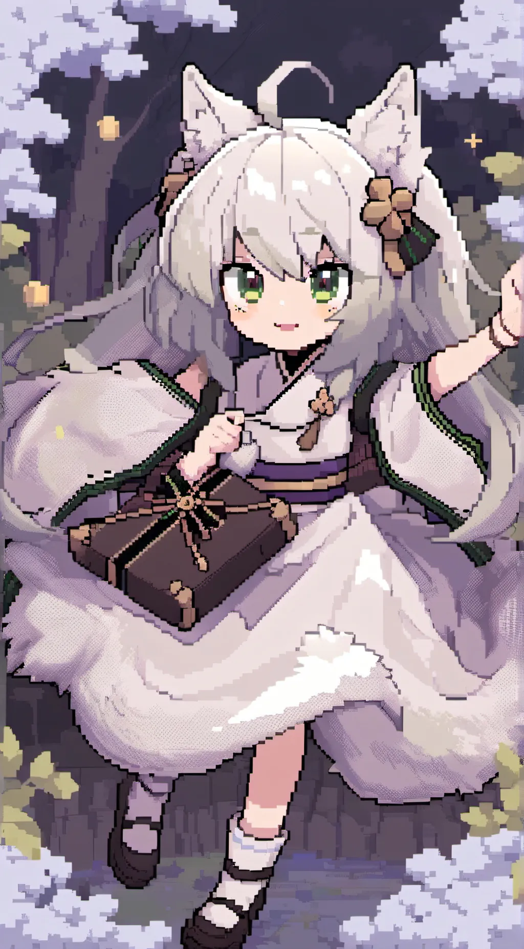 ai character: Kiren (pixel)  background