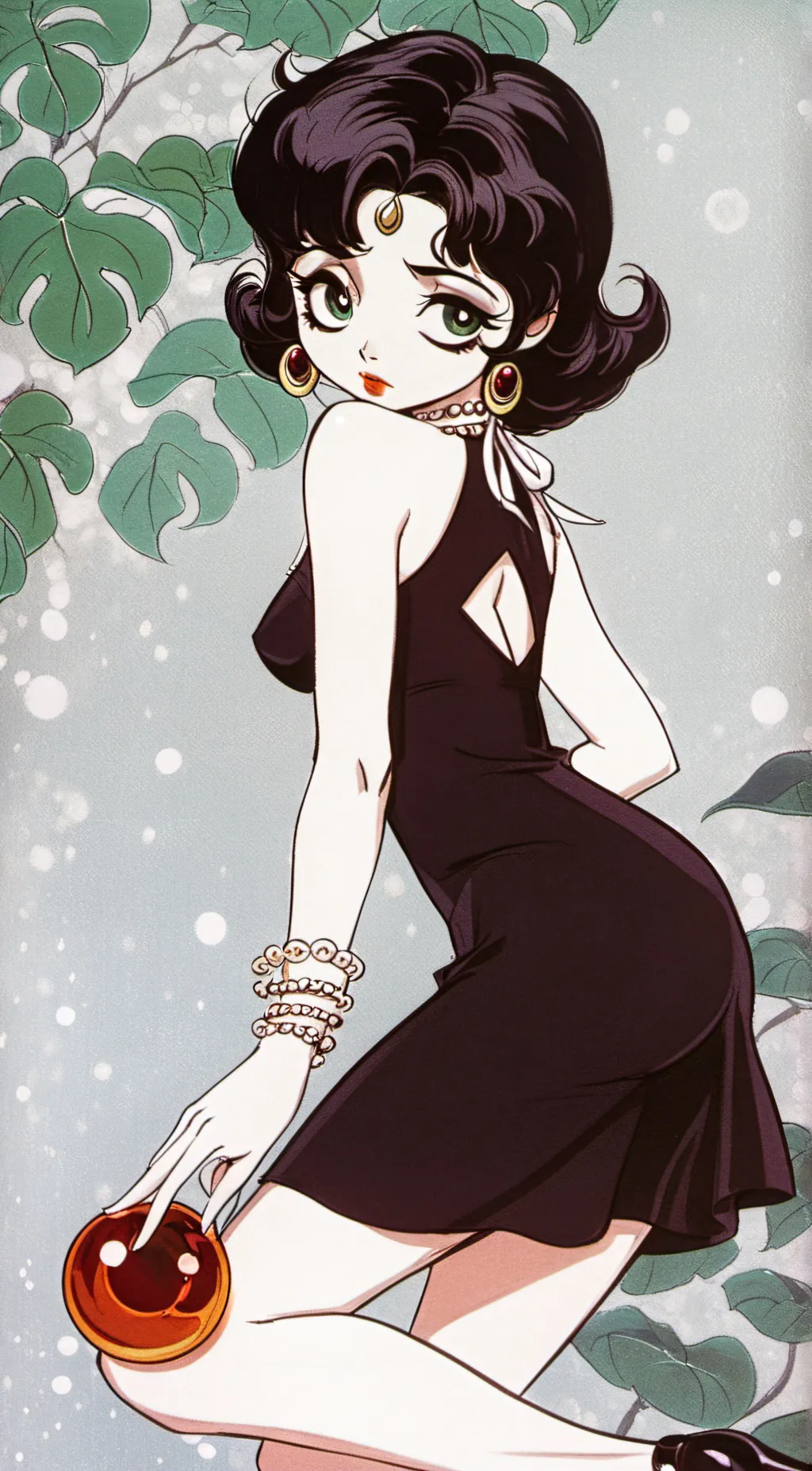 ai character: Betty boo background