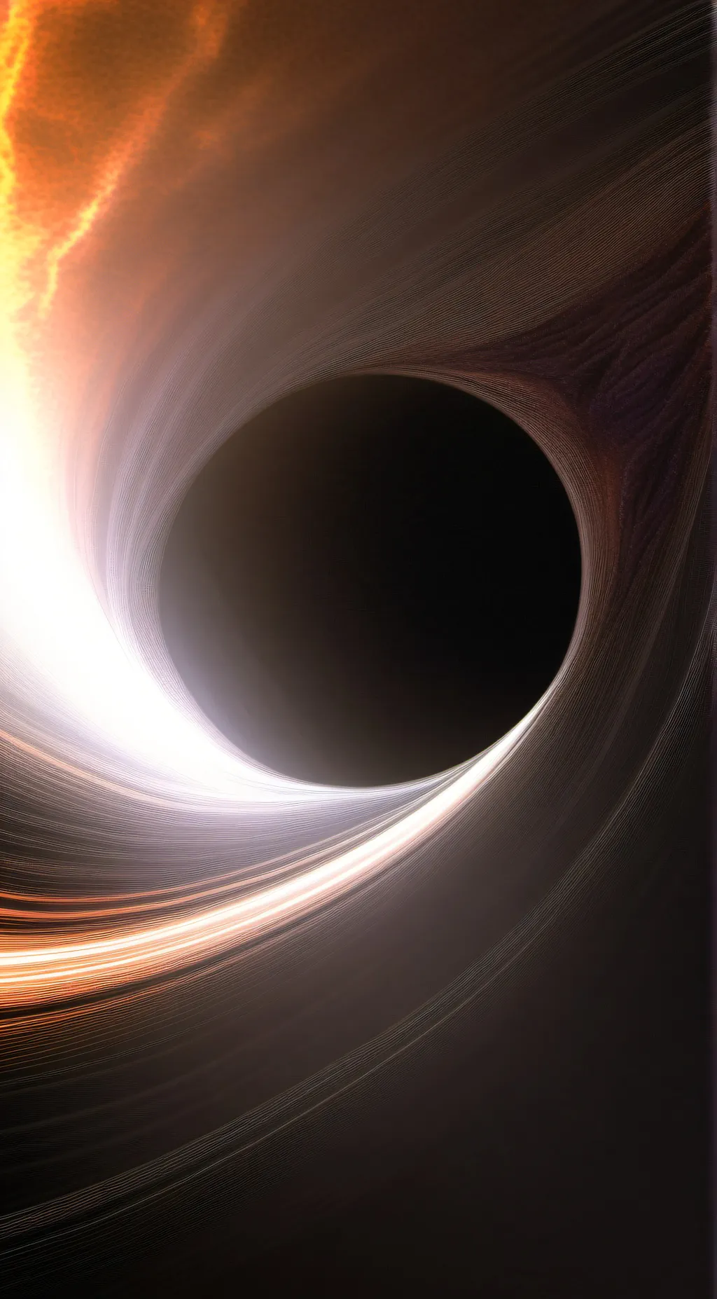 ai character: black hole background