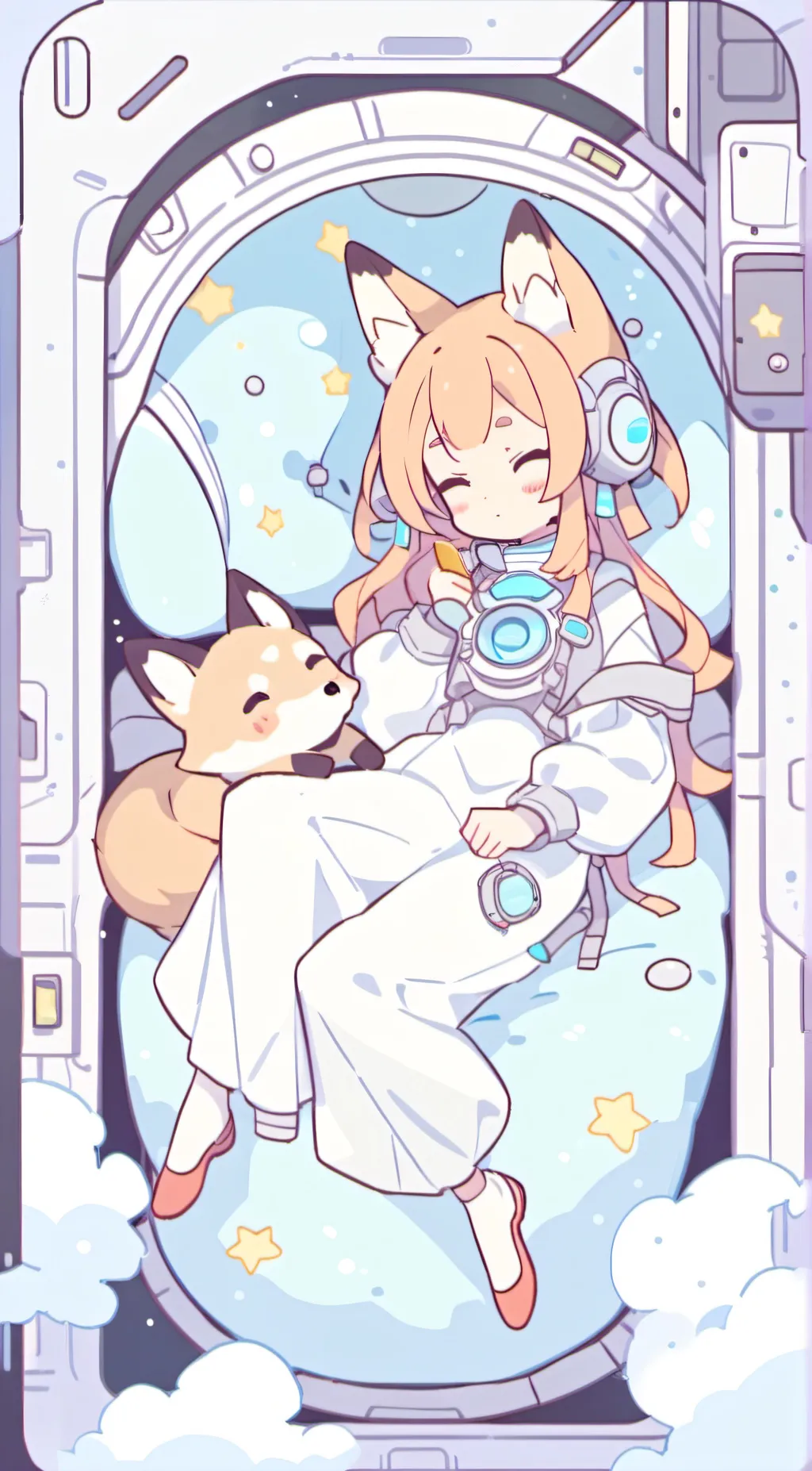 ai character: Tanya(among us) background