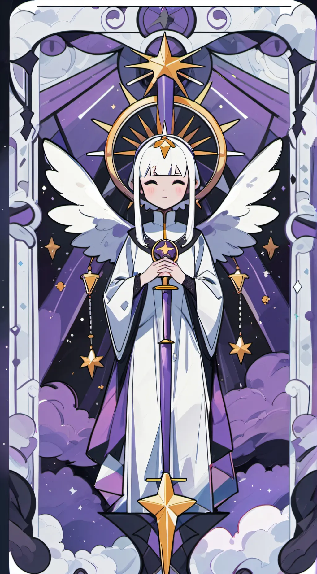 ai character: kuromi God background