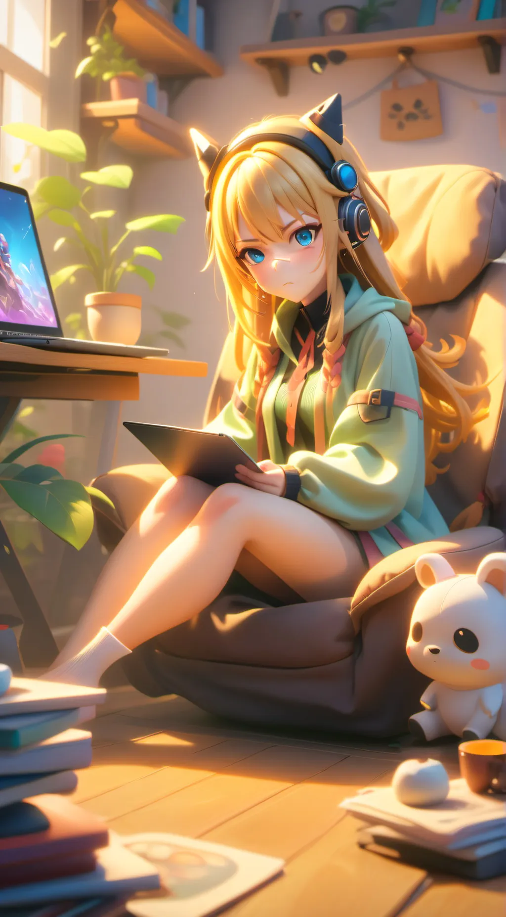 ai character: Hazbin your home background