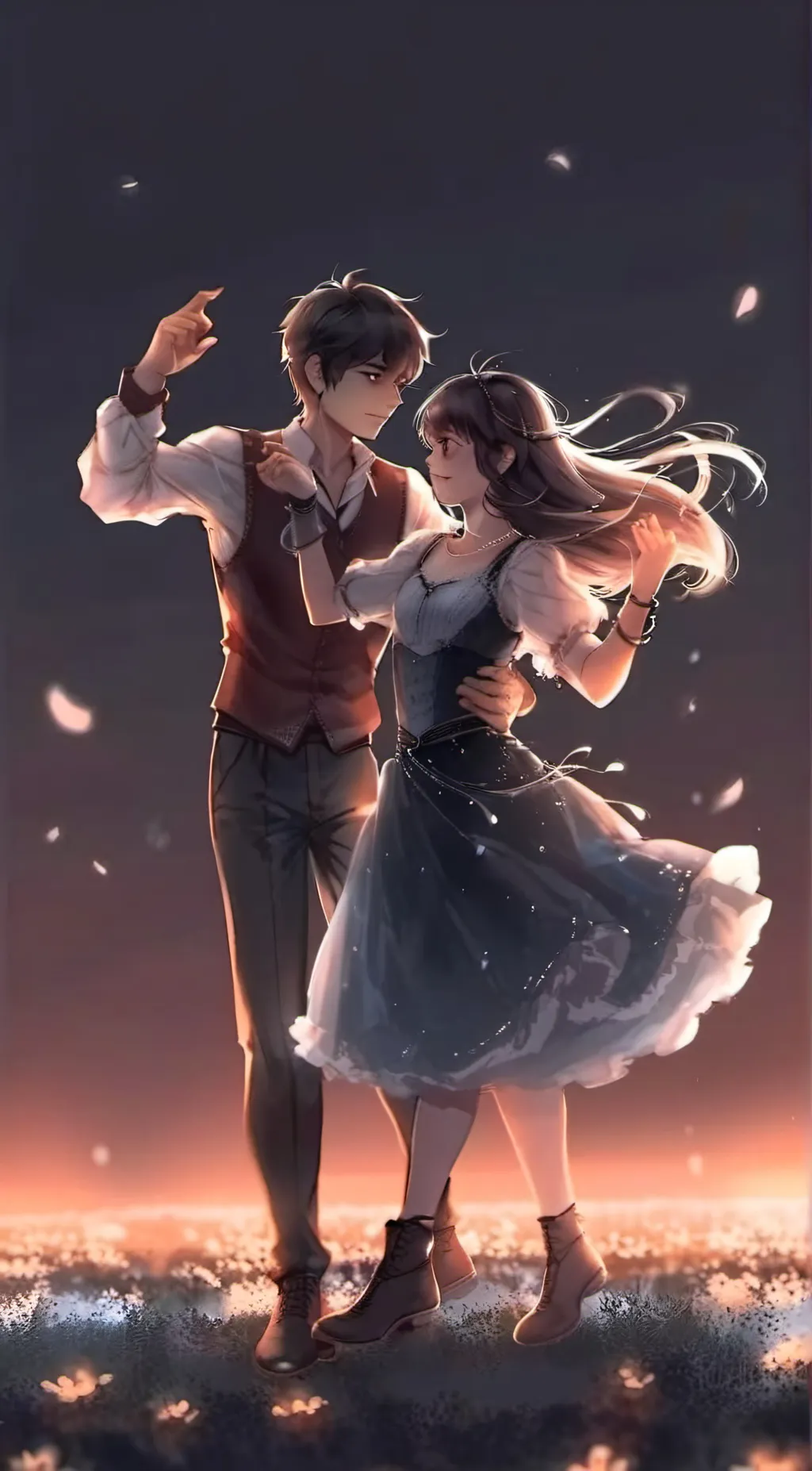 ai character: Ava and Ashton background