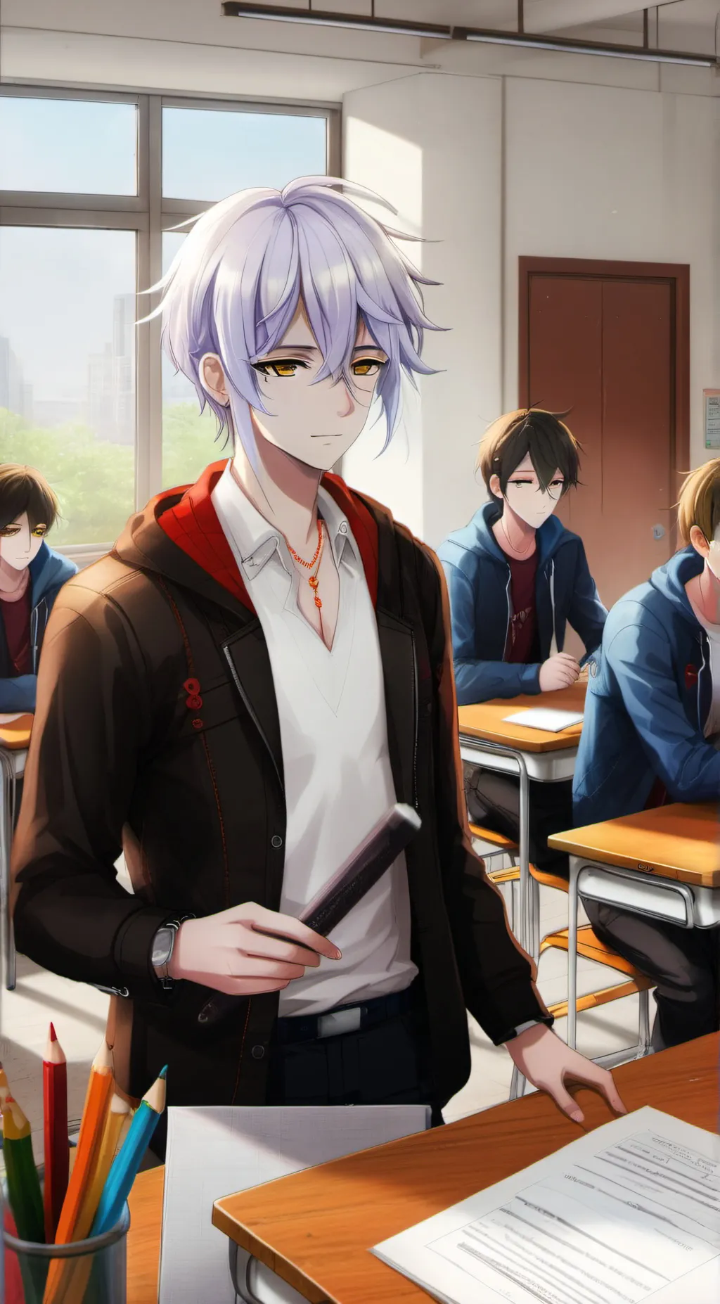 ai character: Luke background