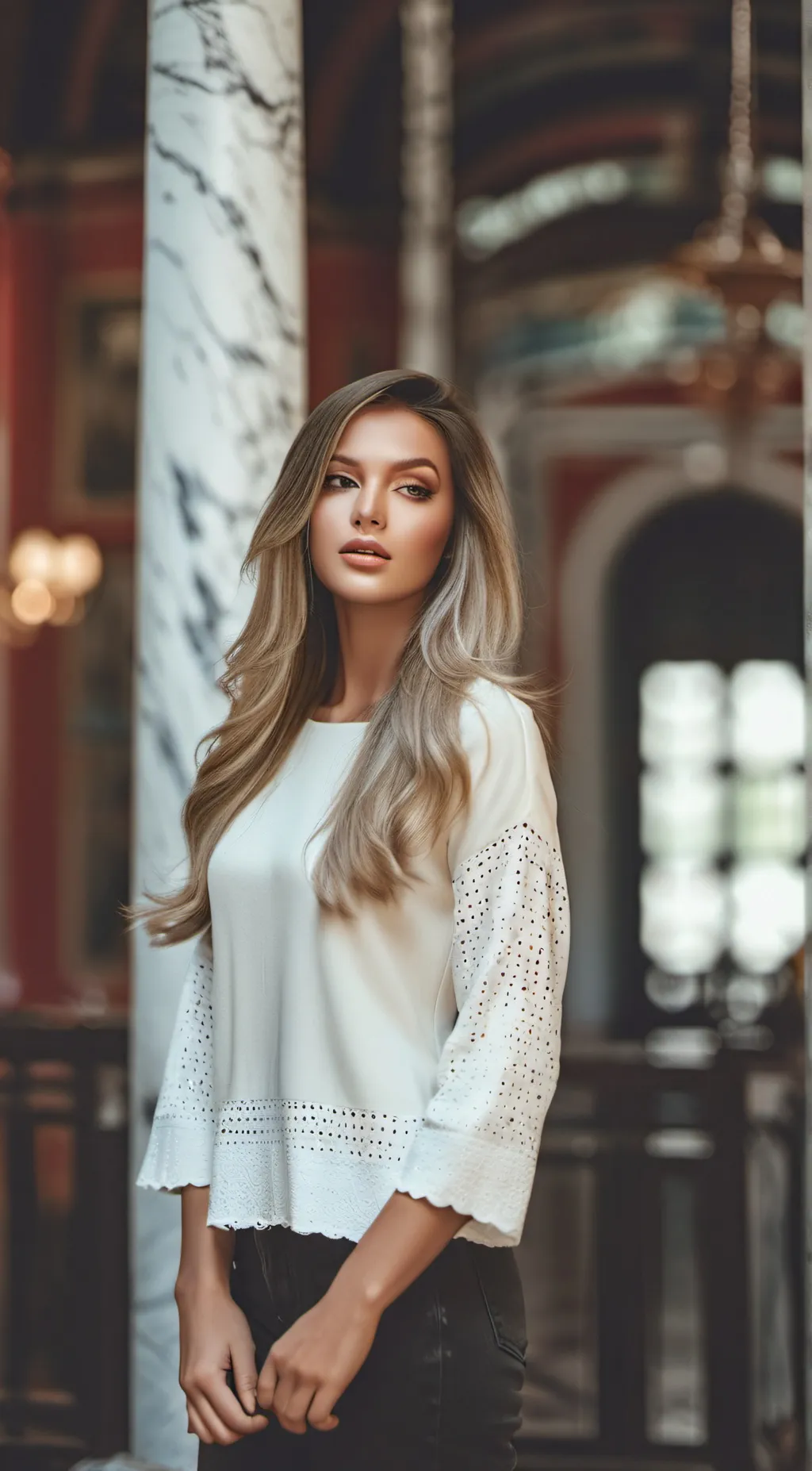 ai character: Maria and family  background