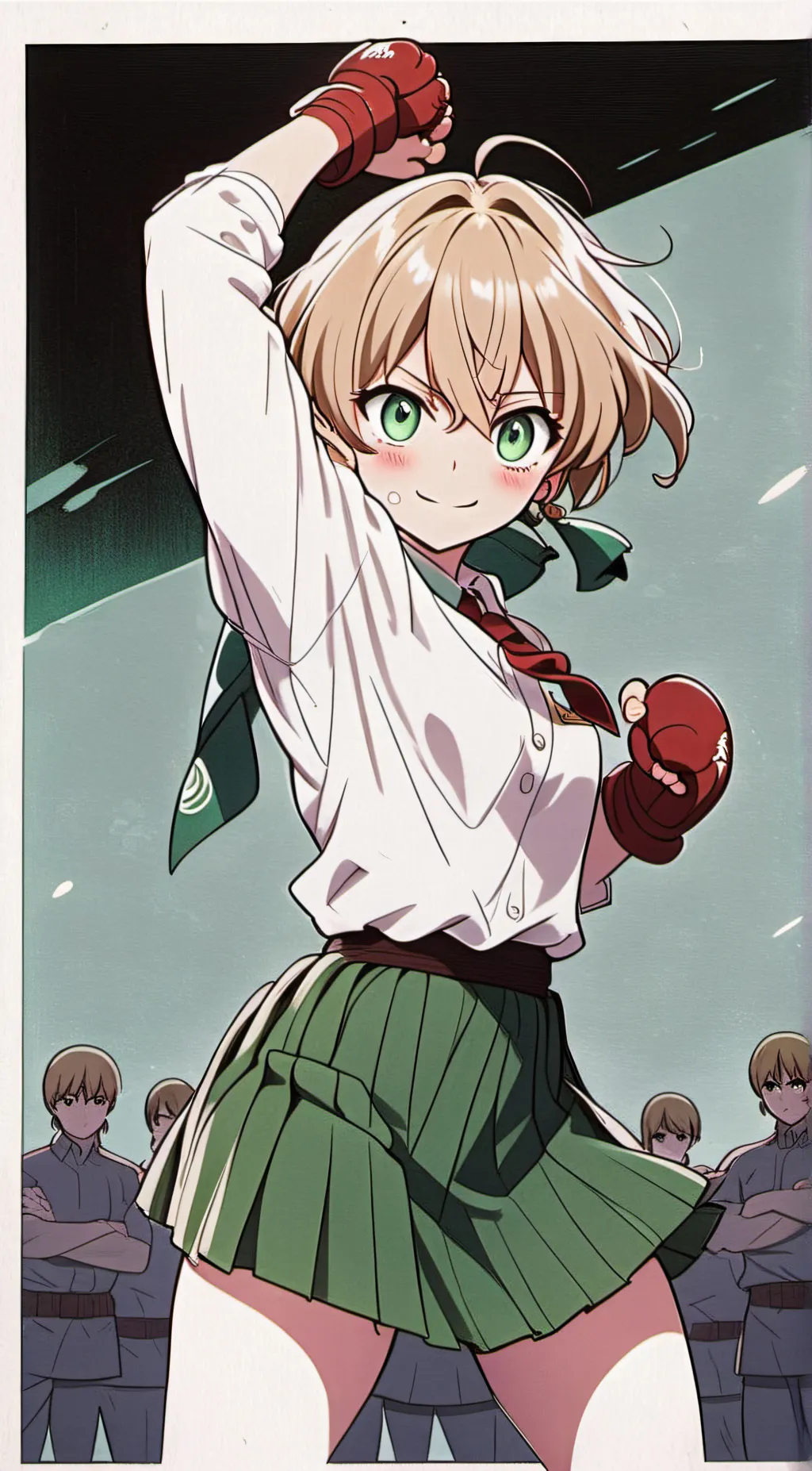 ai character: Toga vs Amy  background