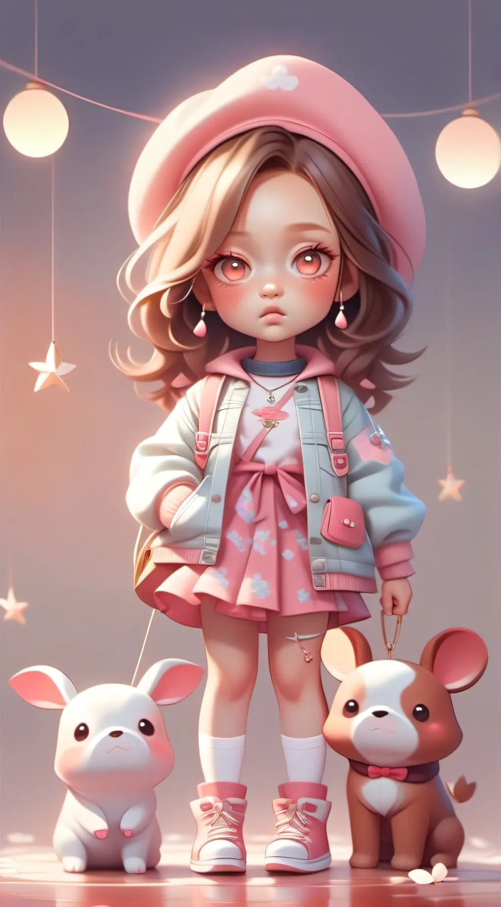 ai character: baby Aria background