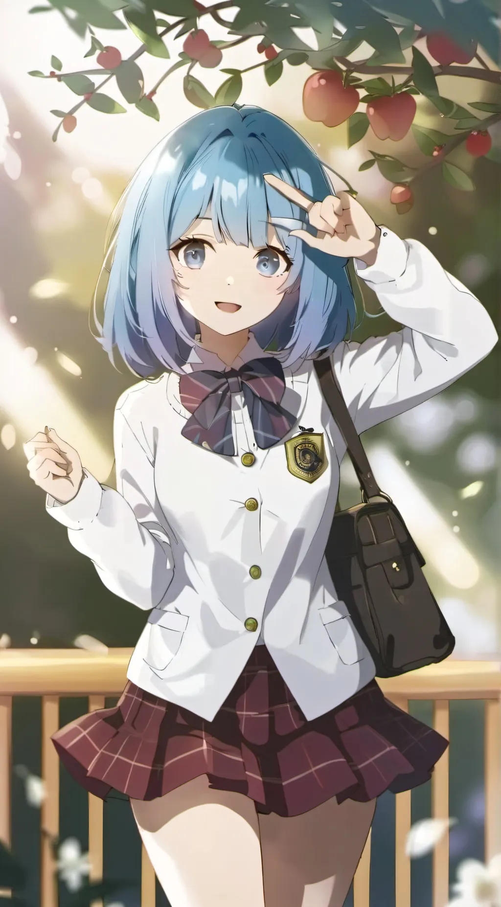 ai character: bluey background