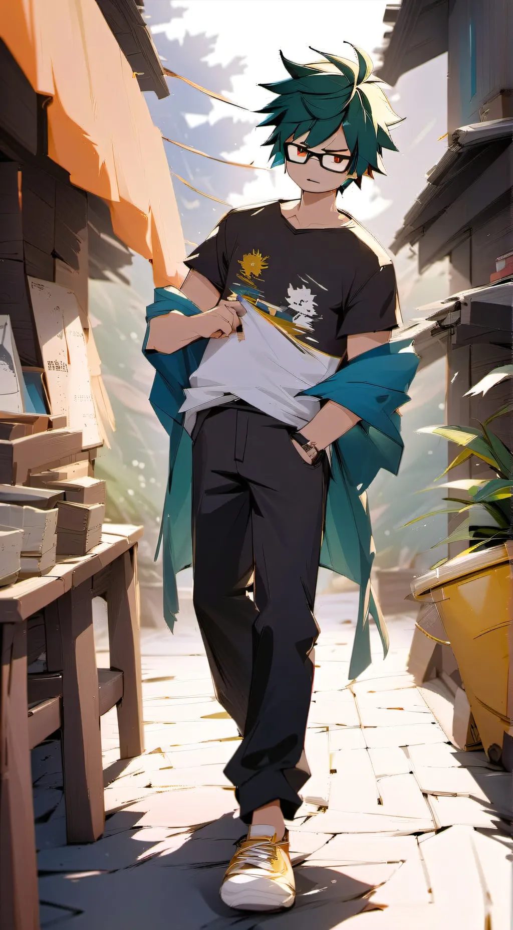 ai character: Alex background