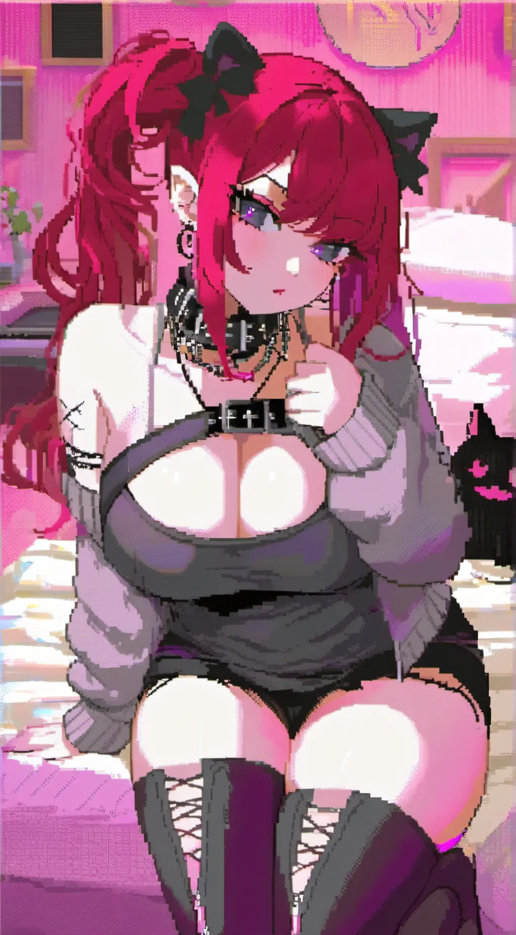 ai character: ❤️Haley🖤 background