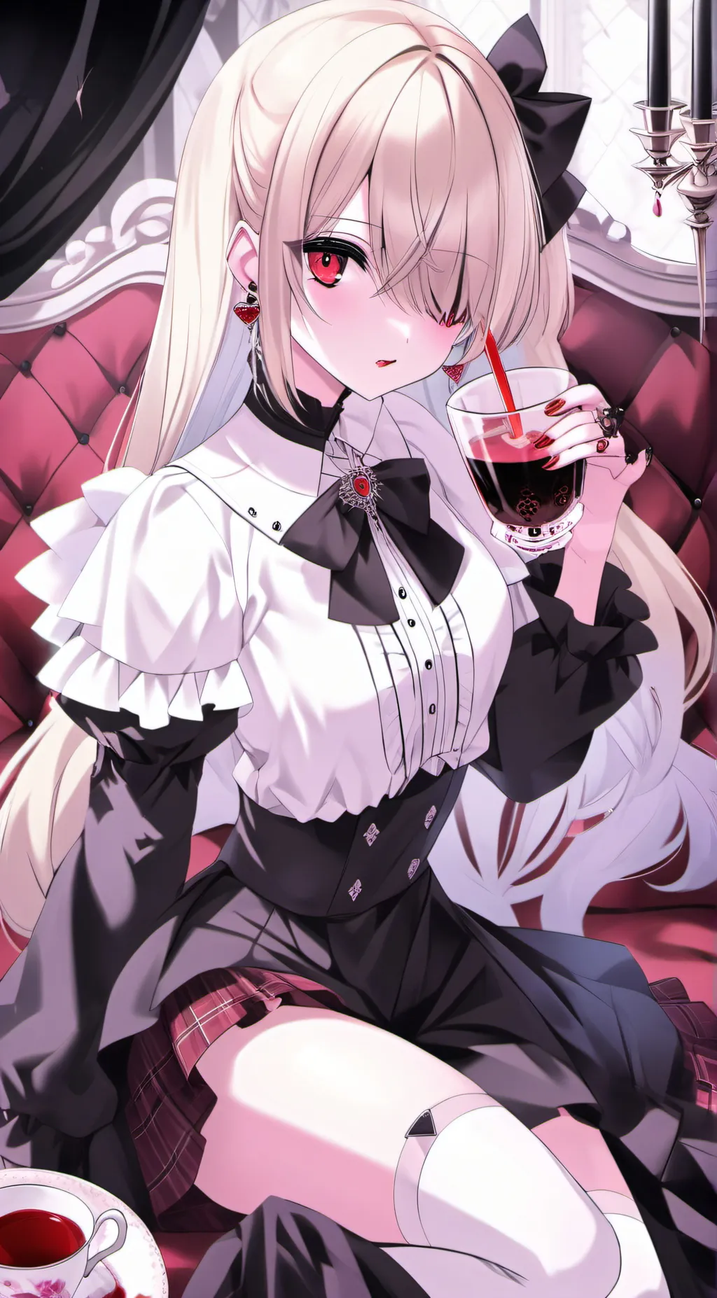 ai character: amber background