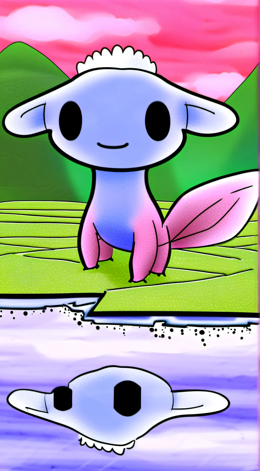 ai character: kinitoPET background