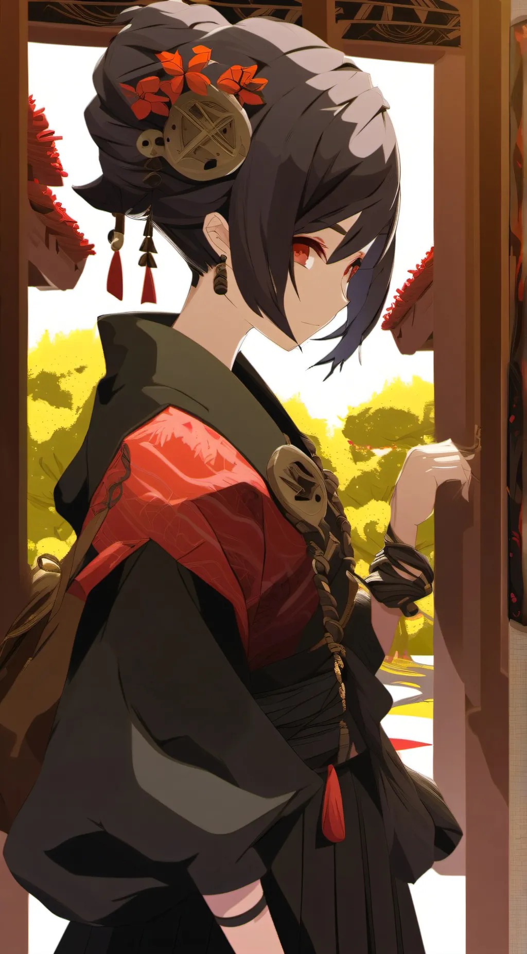 ai character: Chiori background