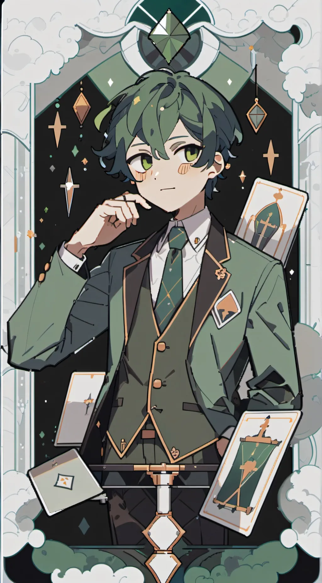 ai character: odd wally  background